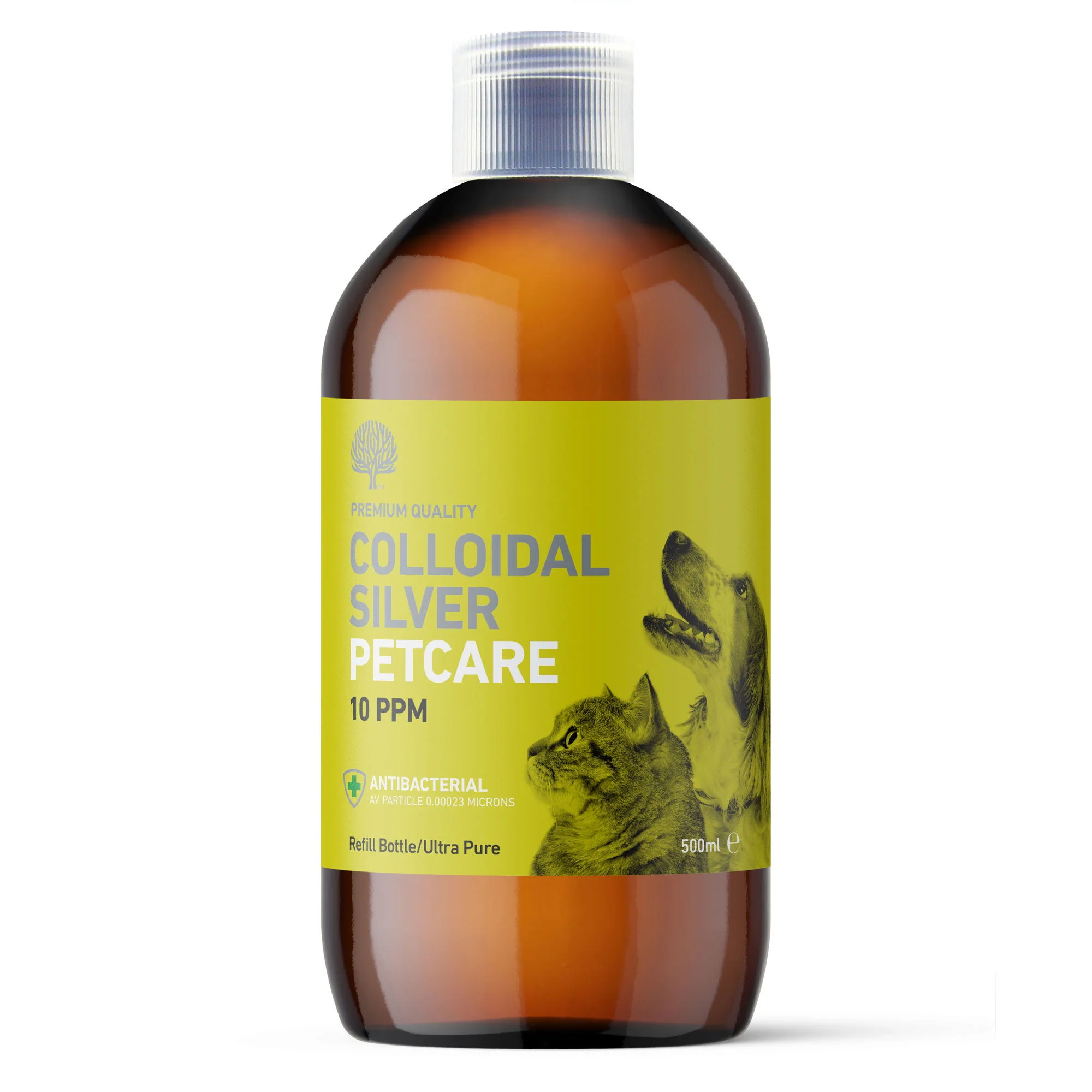 10ppm Colloidal Silver Bottle 500ml