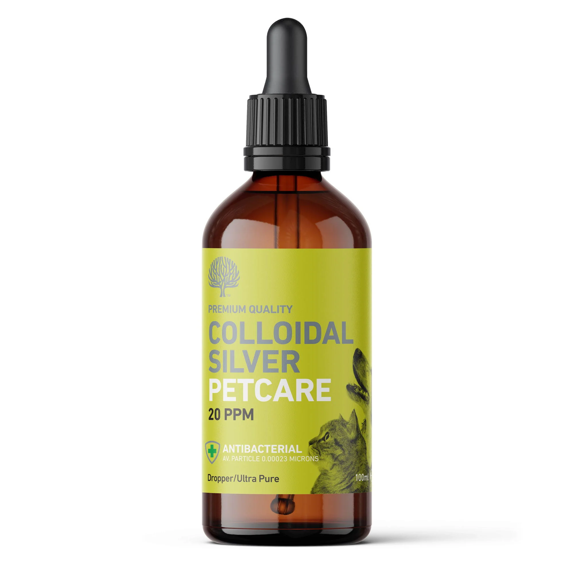 20ppm Colloidal Silver Dropper Bottle 100ml