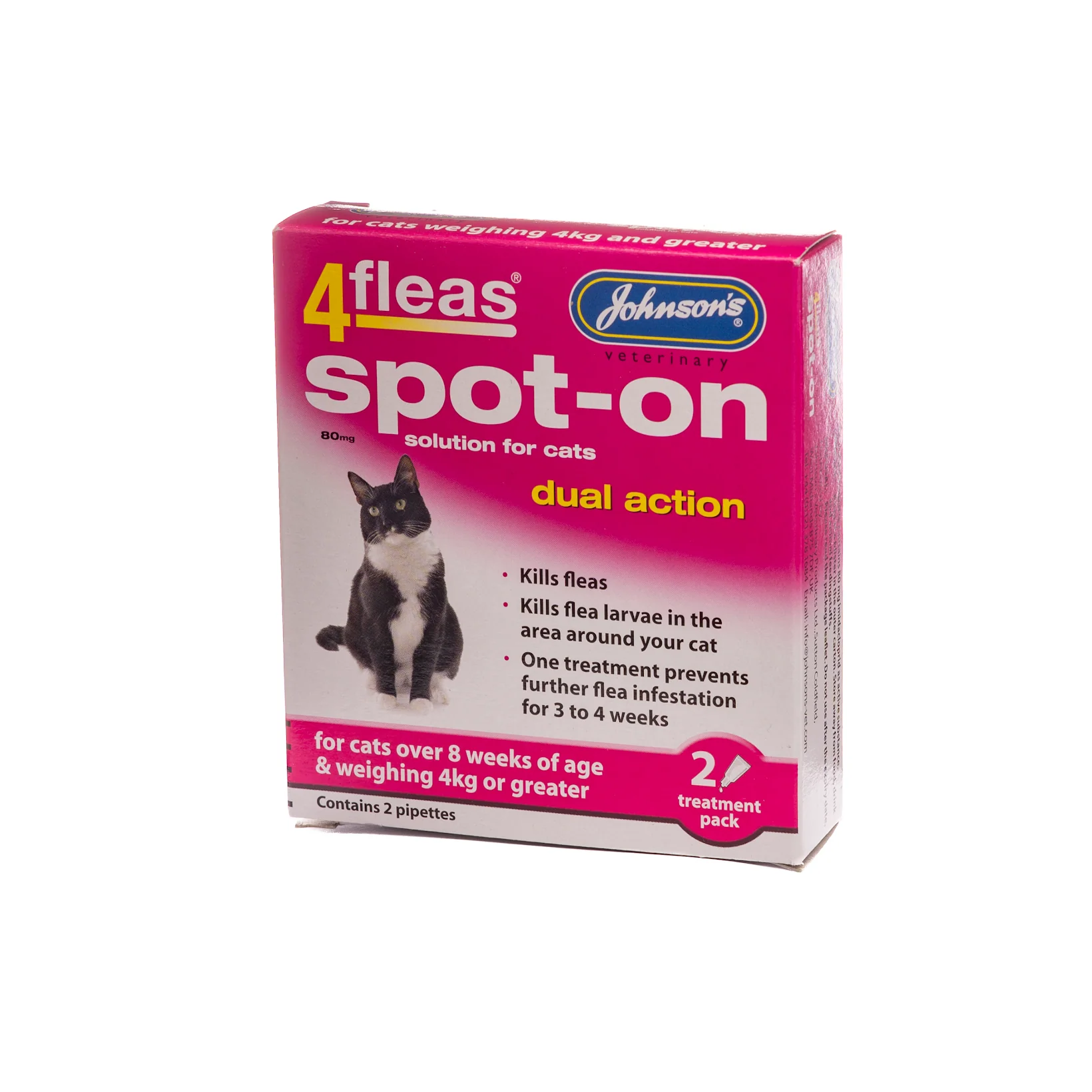 4fleas Spot-on Cat 2 Vial Pack - Image 4