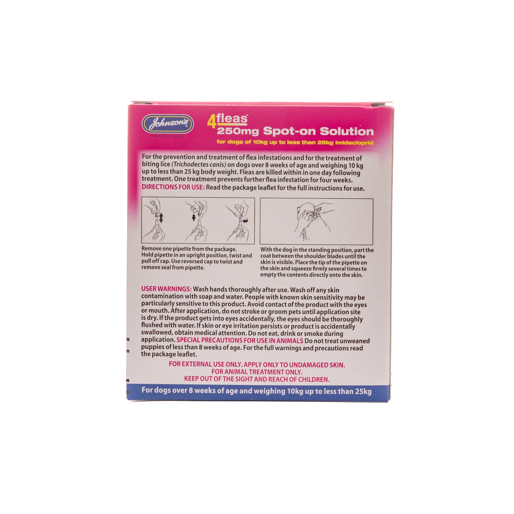 4fleas Spot-on Medium Dog 2 Vial Pack - Image 2
