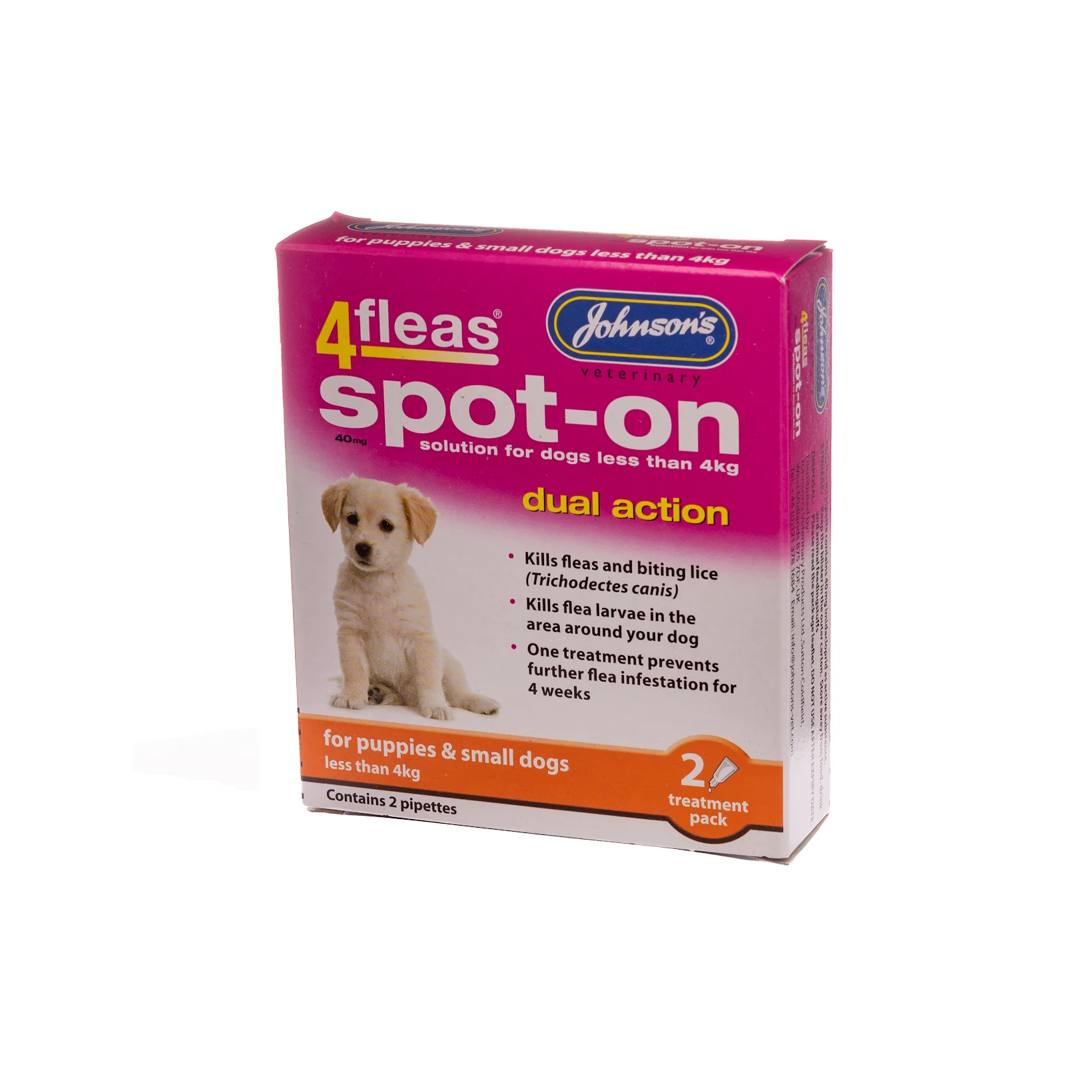 4fleas Spot-on Puppy 2 Vial Pack - Image 4