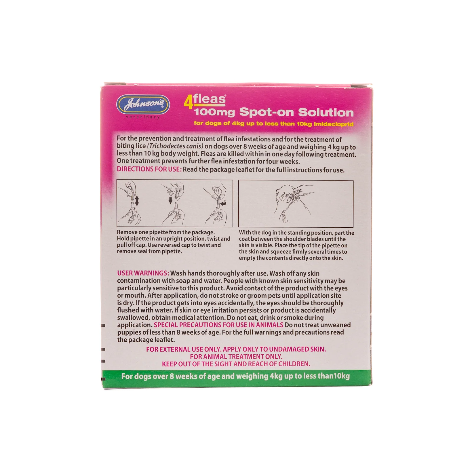 4fleas Spot-on Small Dog 2 Vial Pack - Image 2