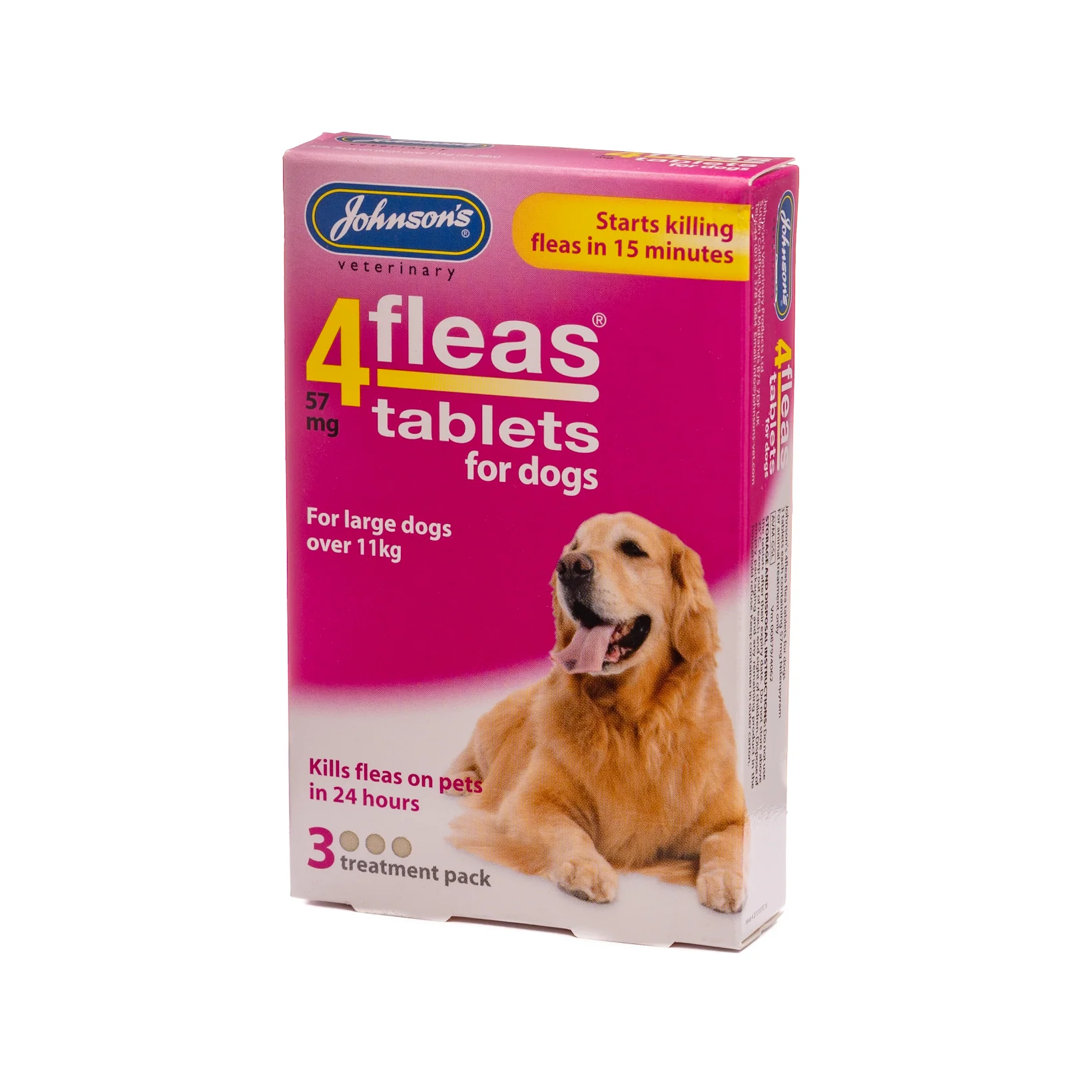 4fleas Tablets - Dogs Over 11kg 3 Tablets - Image 4