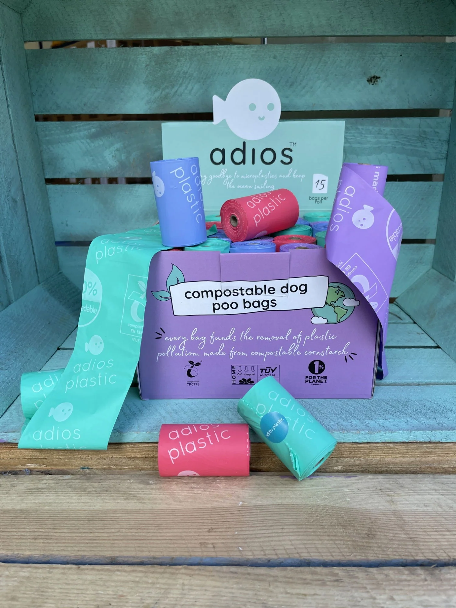 Adios Plastic POS Counter Top Unit includes 50 Rolls - Image 3