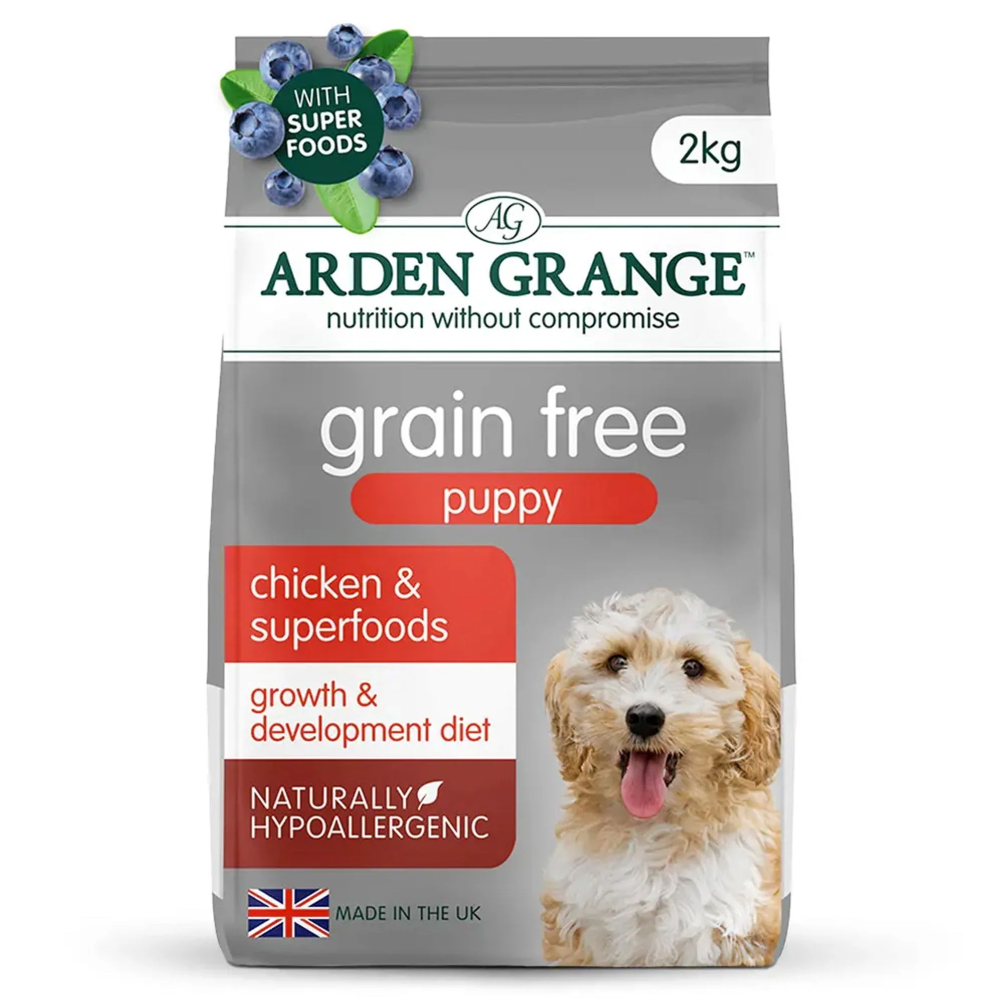 AG Grain Free Puppy/Junior Chicken & Superfoods 2kg - Image 2