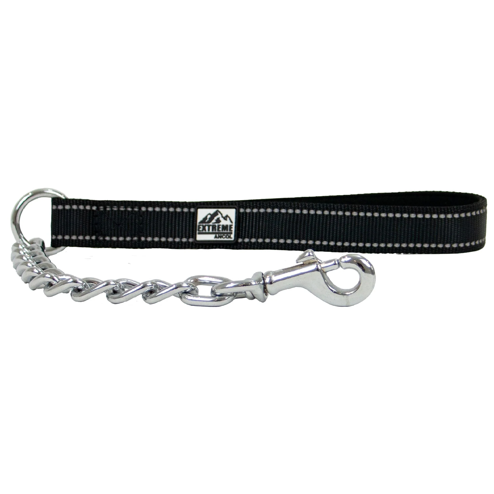 Ancol Extreme Extra Heavy Chain Lead Black 50cm