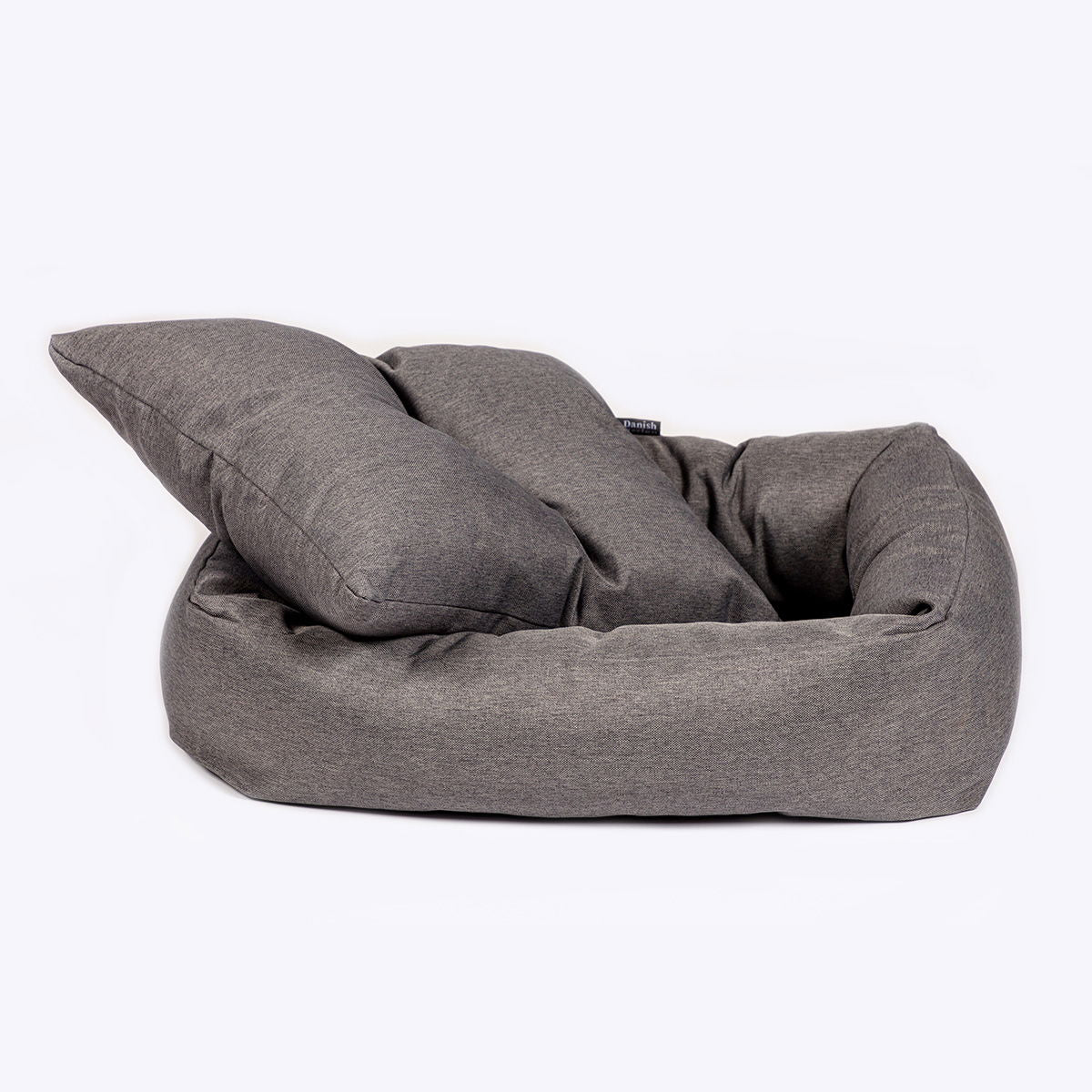 Anti-Bac Grey Snuggle Bed Medium - Image 3