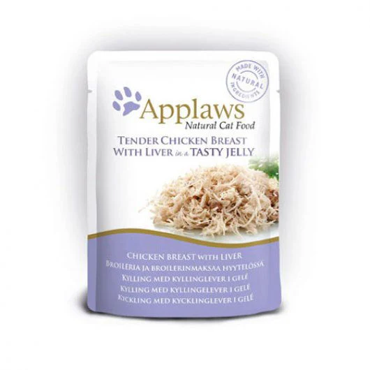 Applaws Cat Pouch Chicken With Liver In Jelly 70g - Image 2