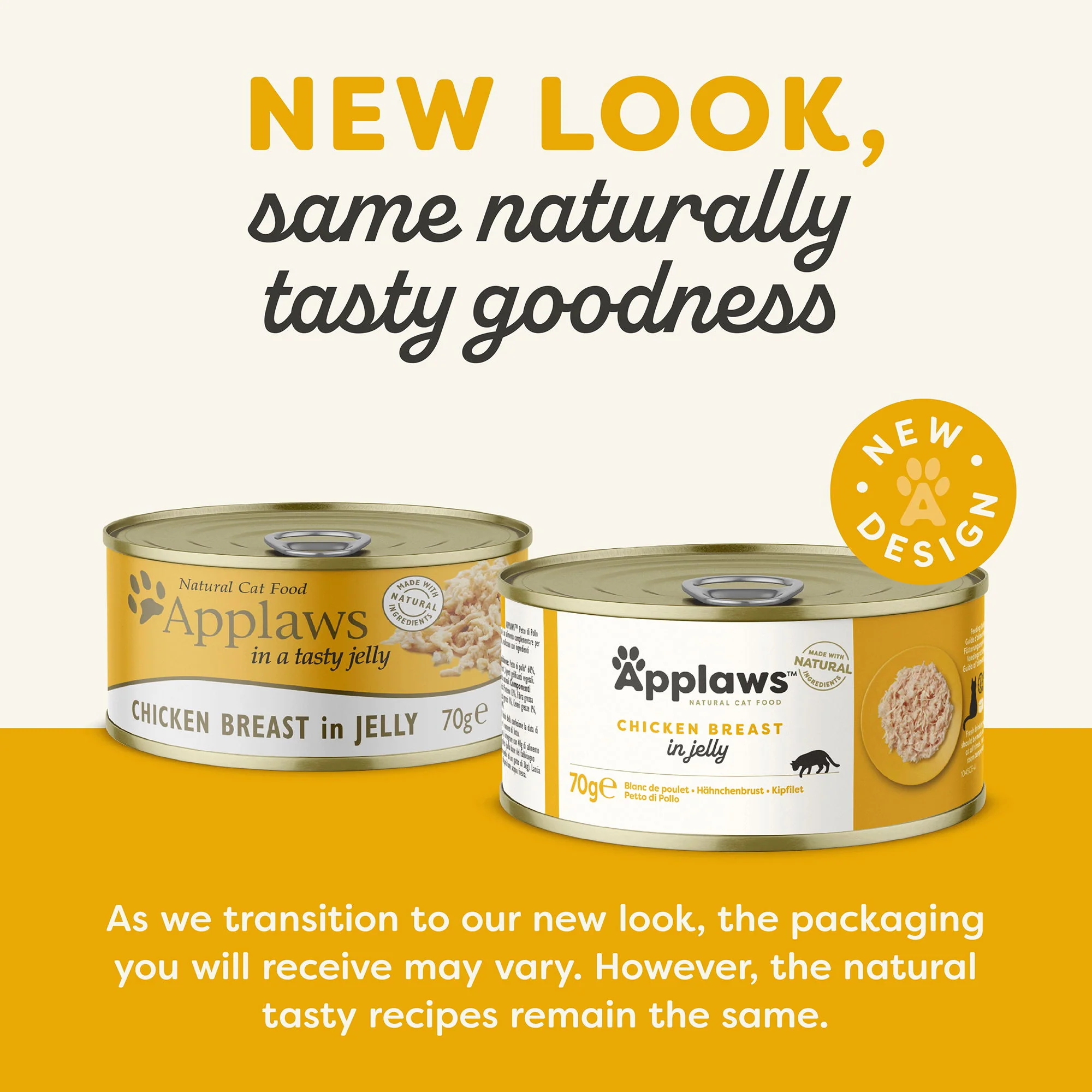 Applaws Cat Tin Chicken Breast in Jelly - 24 x 70g