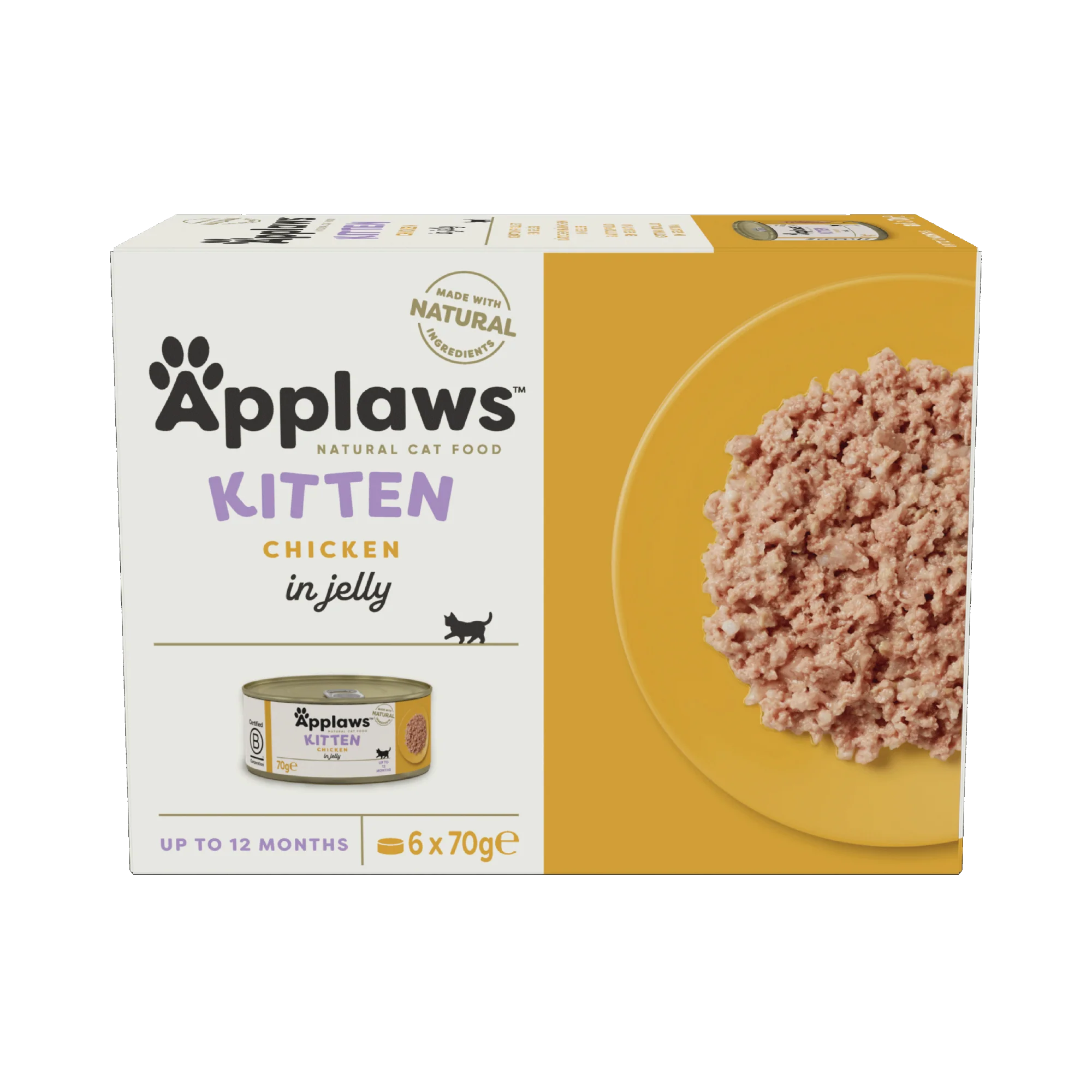 Applaws Cat Tin Kitten Chicken Breast Multipack 4x(6x70g)