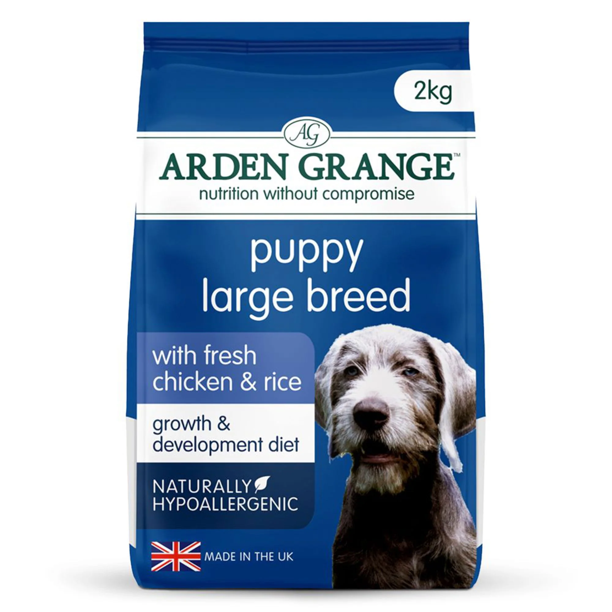 Arden Grange Pup/Jnr Lge Breed Fresh Chicken & Rice 2kg - Image 2