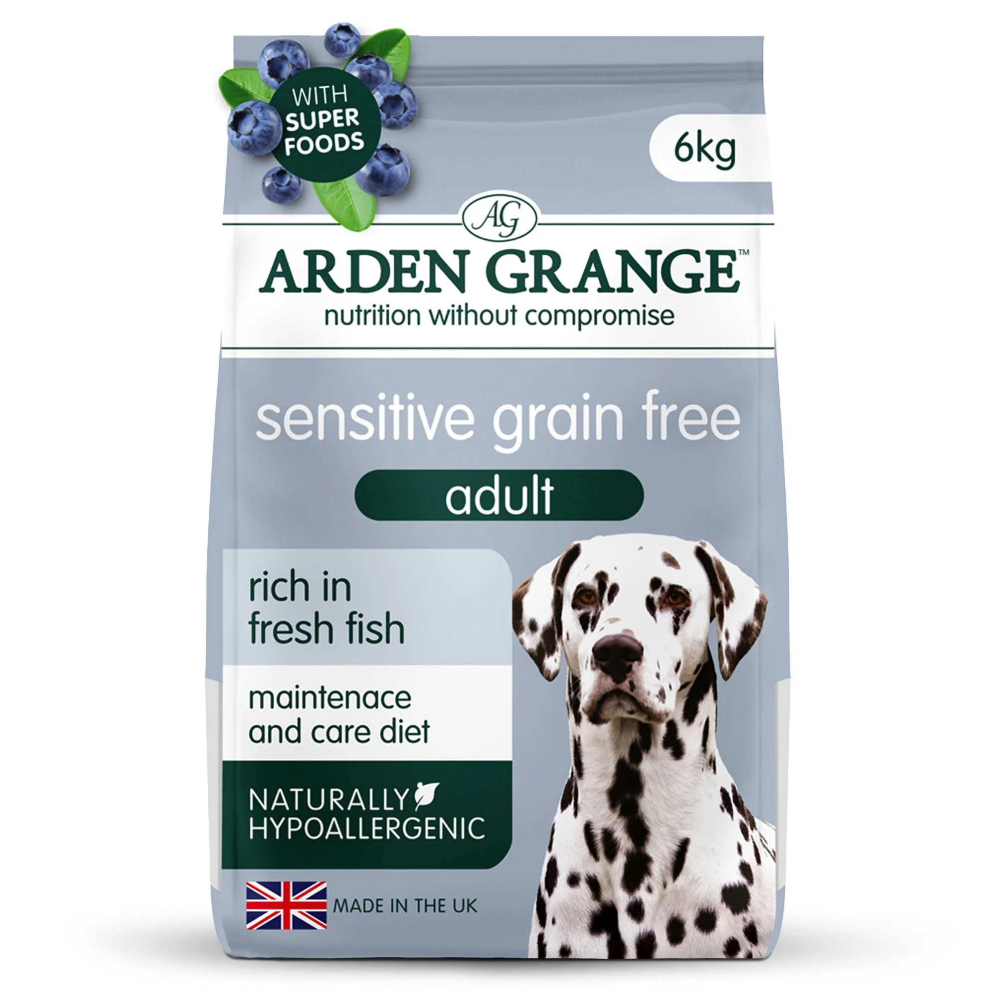 Arden Grange Sensitive Adt Ocean White Fish & Potato 6kg - Image 2