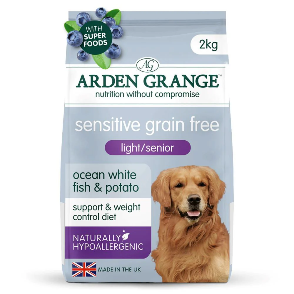 Arden Grange Sensitive Light/snr Ocean Wht Fish & Pot 2kg - Image 2