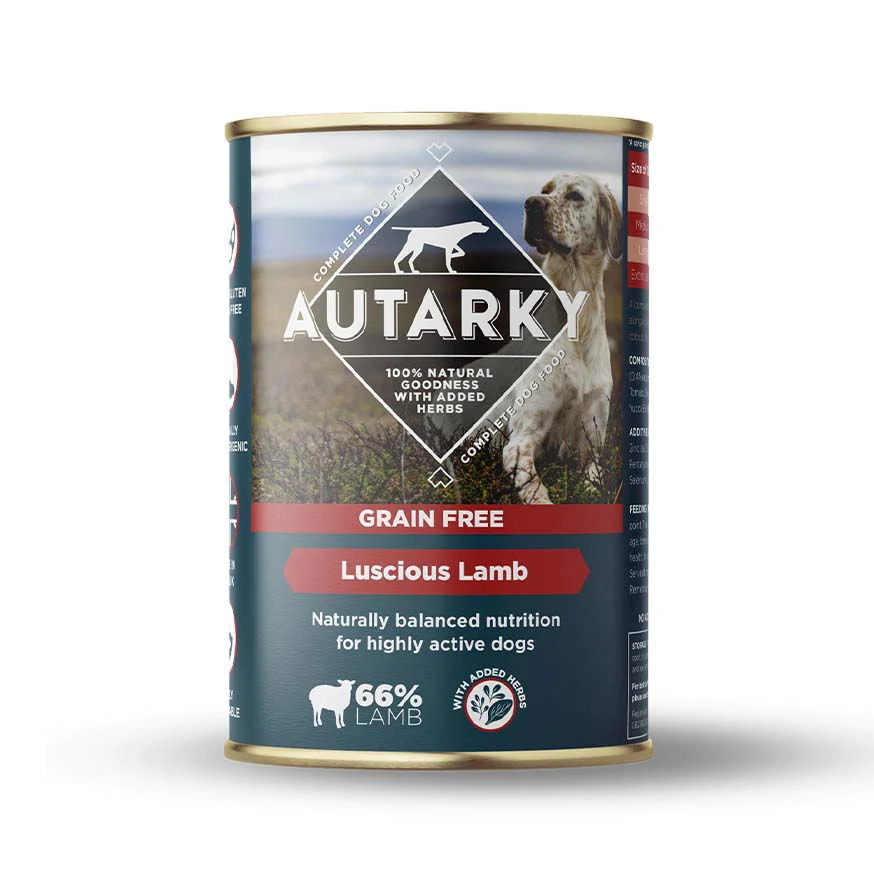 Autarky GF Lucious Lamb Complete Wet Food 12x395g - Image 2
