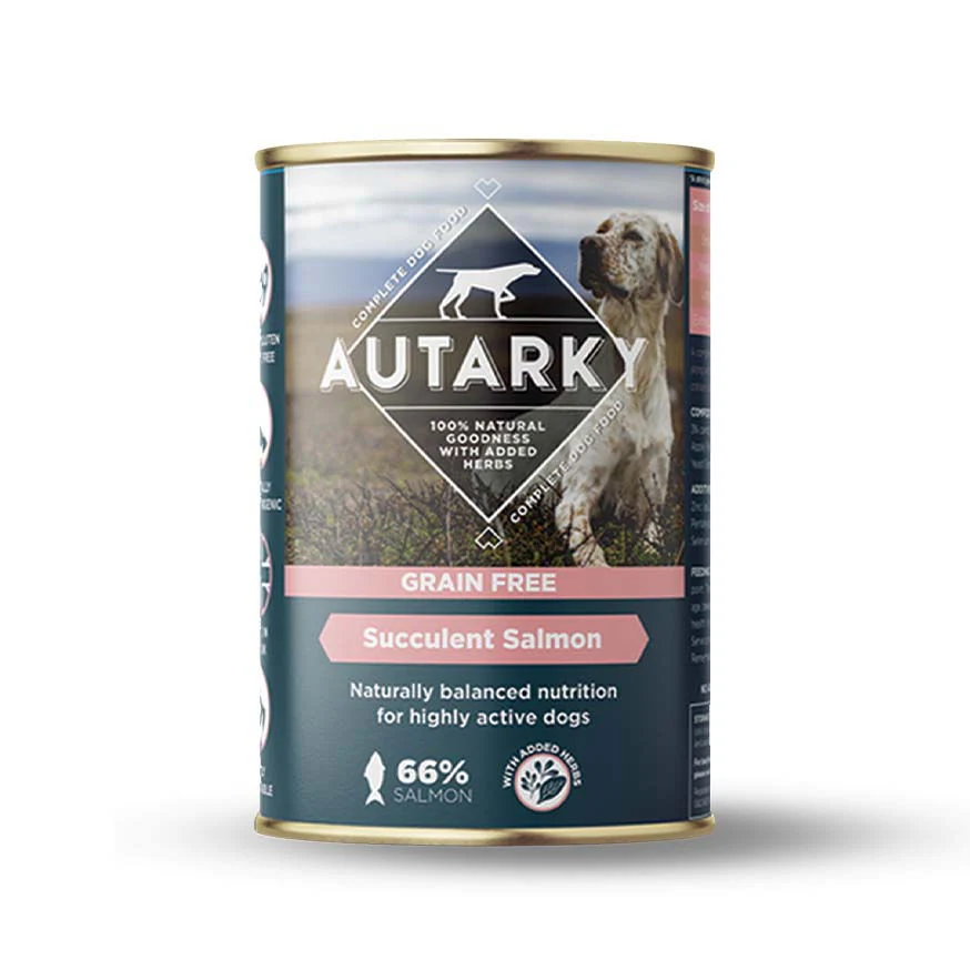 Autarky GF Succulent Salmon Complete Wet Food 12x395g - Image 2