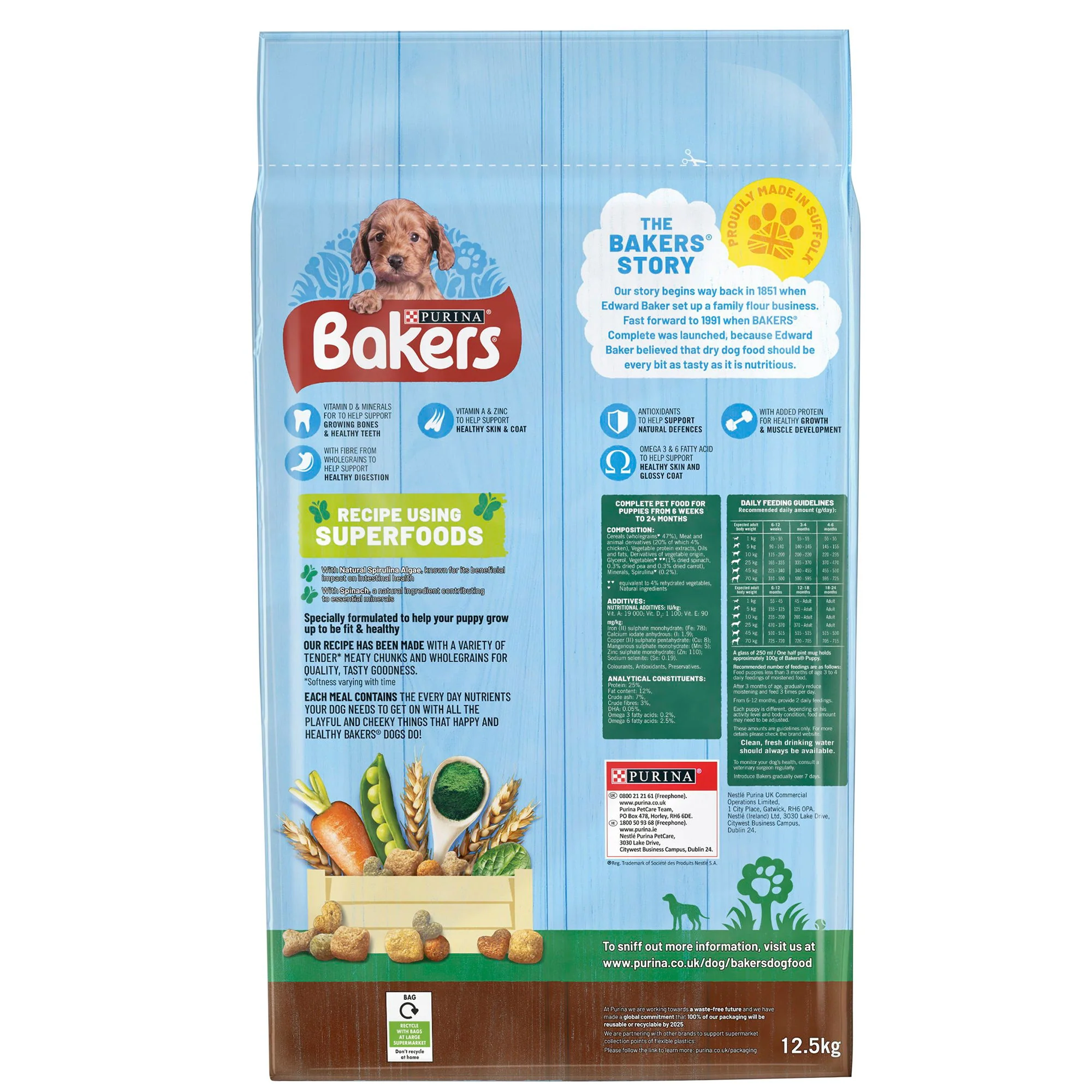 Bakers Complete Puppy Junior Chicken & Veg 12.5kg - Image 3