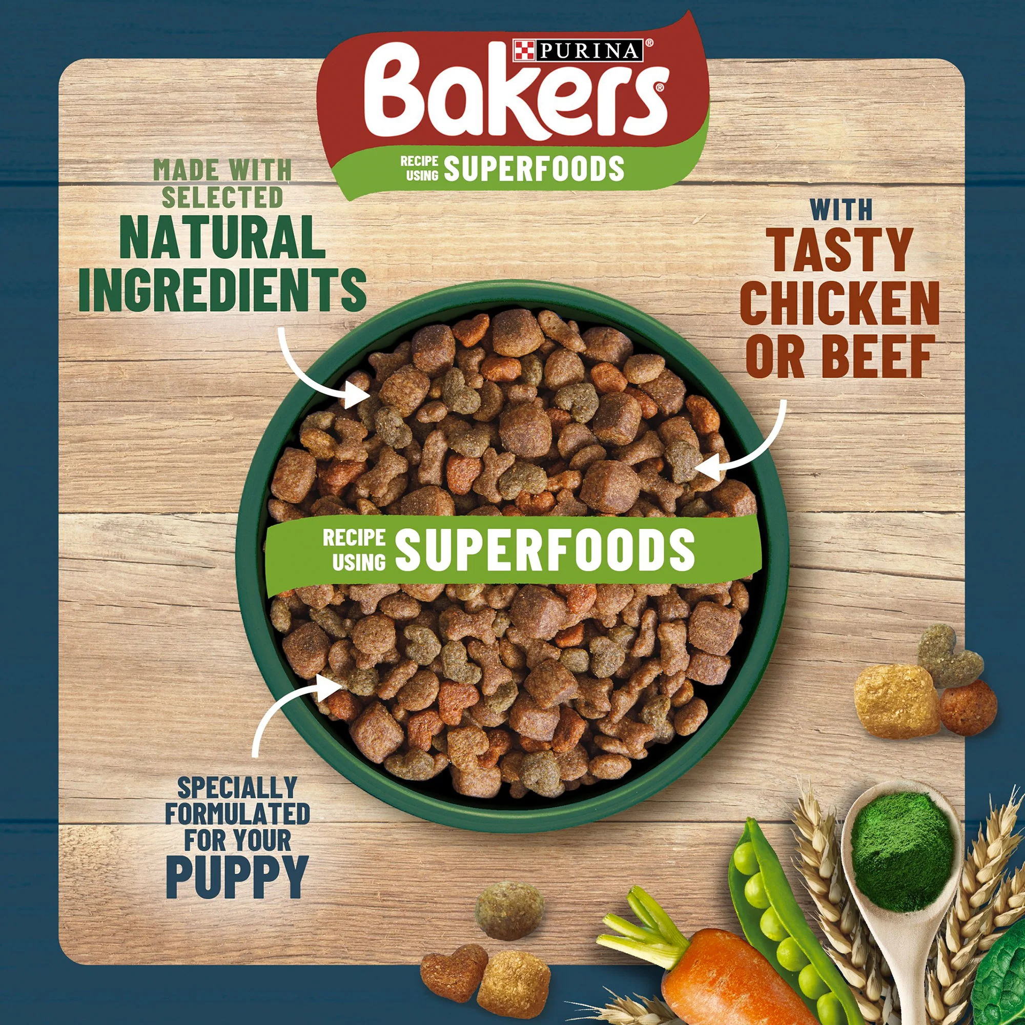 Bakers Complete Puppy Junior Chicken & Veg 12.5kg - Image 4