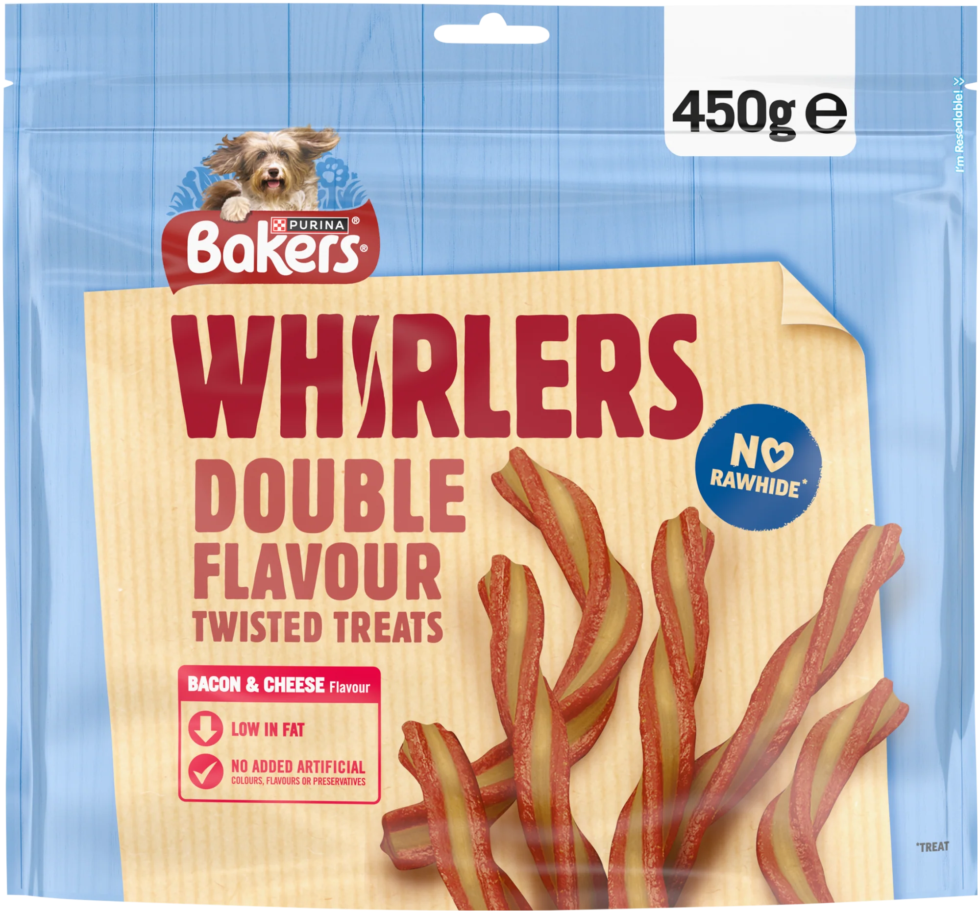 Bakers Dog Treats Bacon Flavour Sizzlers 315g