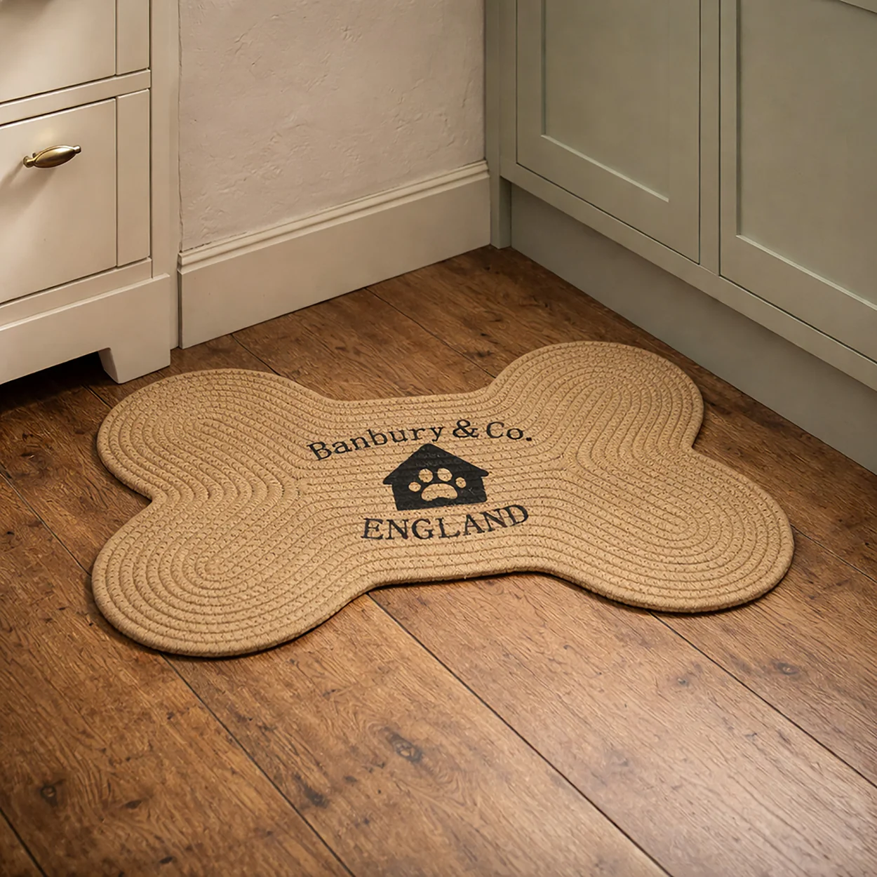 Banbury & Co Rural Retreats Jute Pet Feeding Mat - Image 2