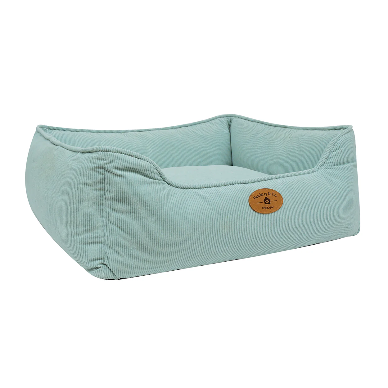 Banbury & Co Rural Retreats Seafoam Corduroy Box Bed Small - Image 2