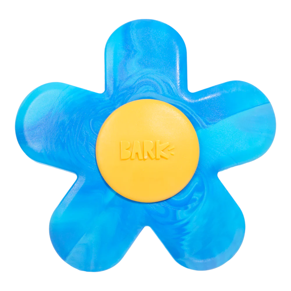 Bark Blue Power Flower Dog Toy