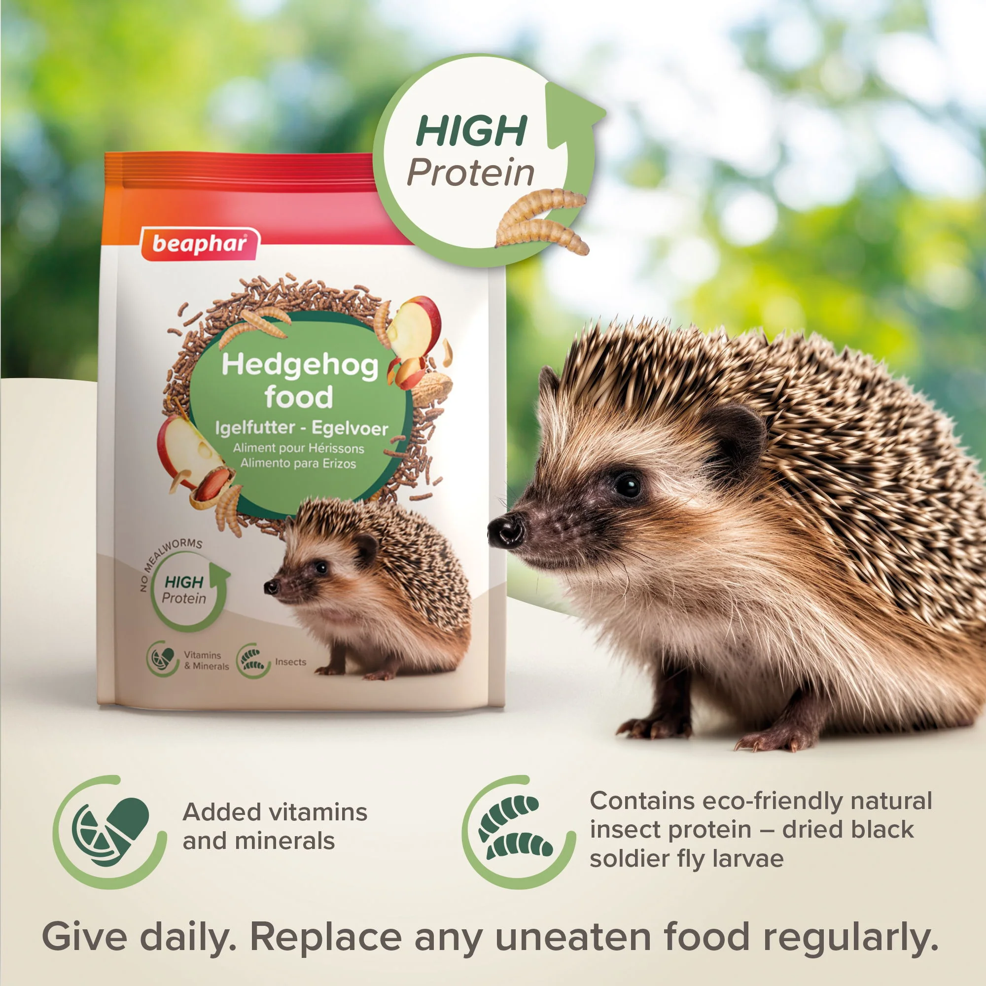 Beaphar Complete Food for Hedgehogs - 1kg - Image 2