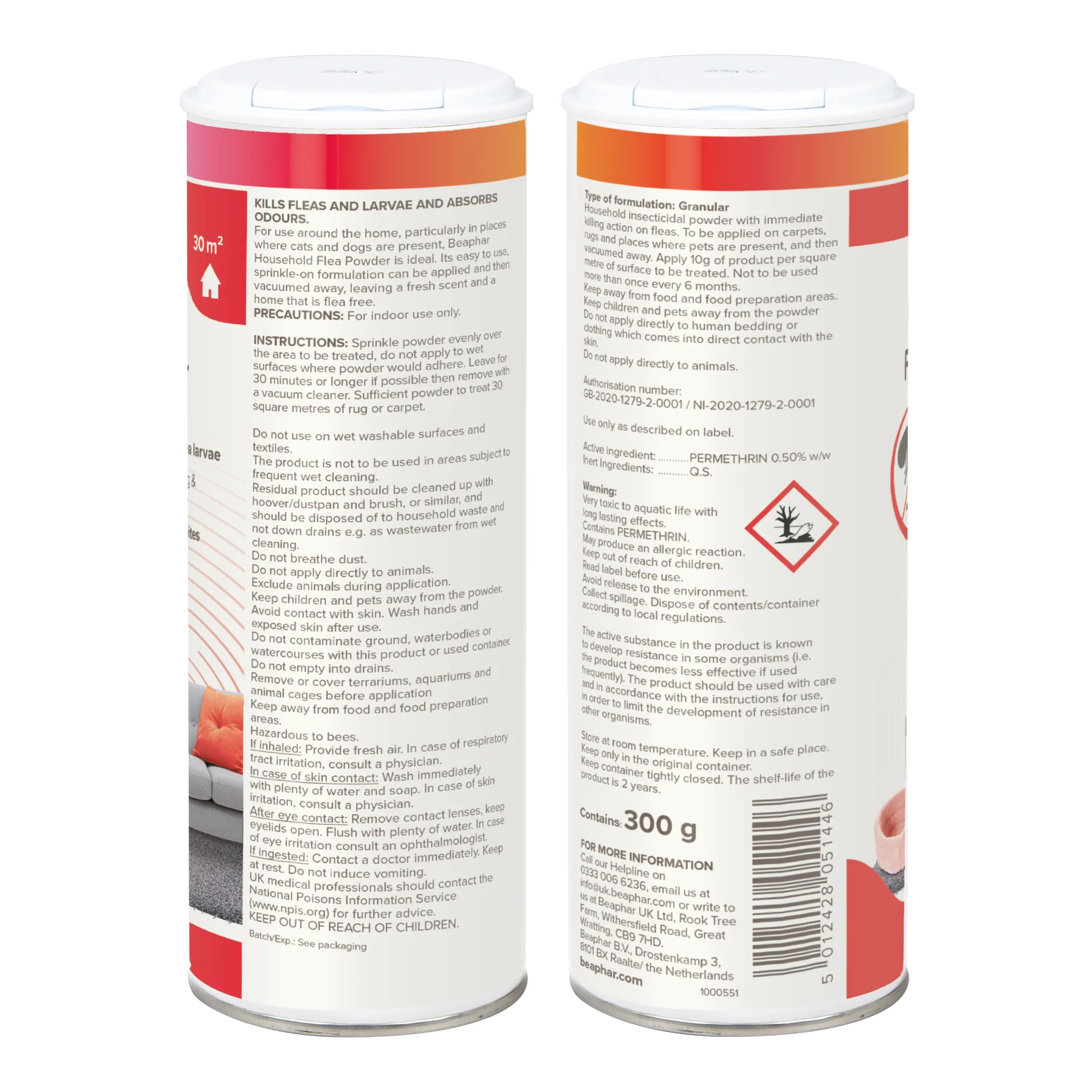 Beaphar Household Flea Powder 300g - Image 2