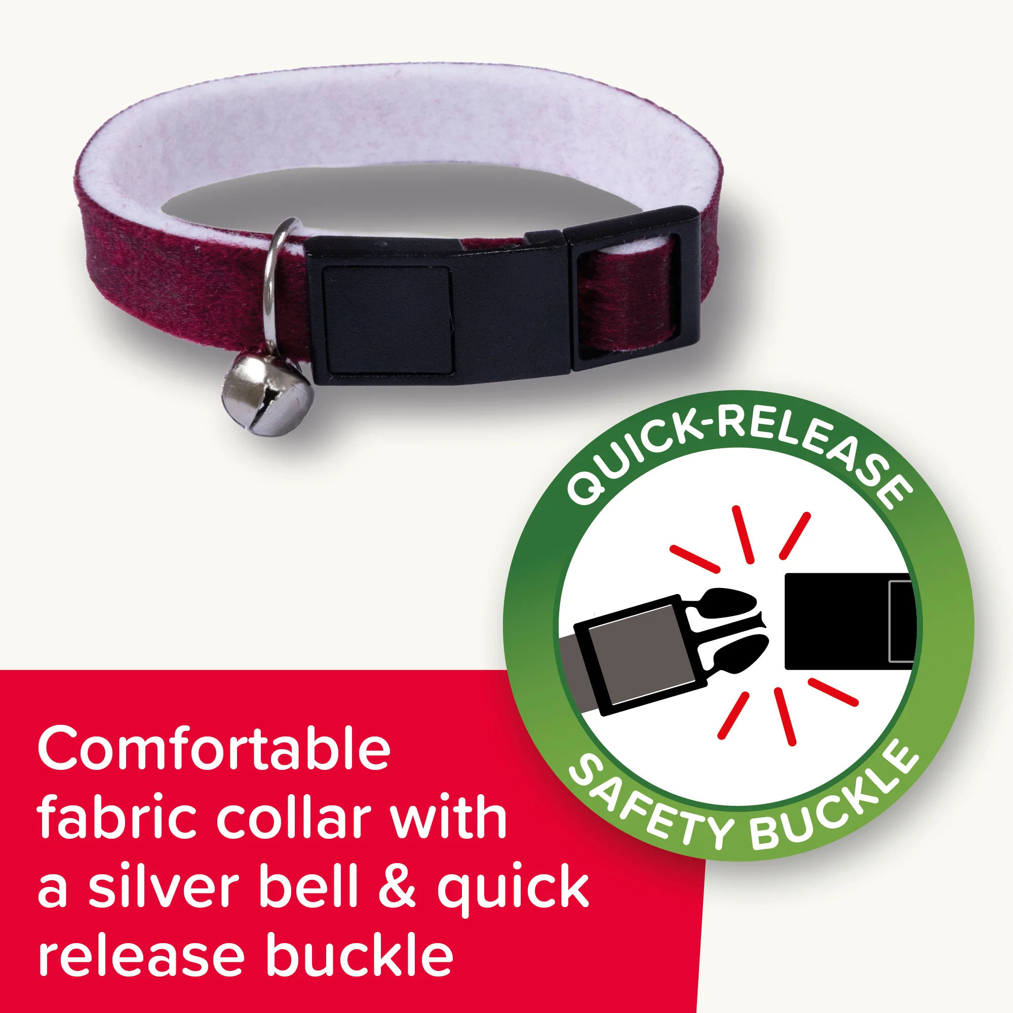 Beaphar Soft Velvet Flea Collar for Cats – Twin Pack 30cm - Image 4