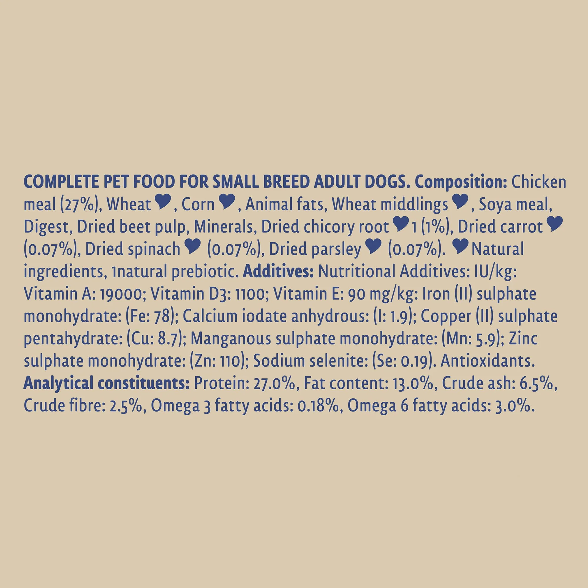 Beta Adult Small Breed Dry Dog Food With Chicken 2kg - Image 4