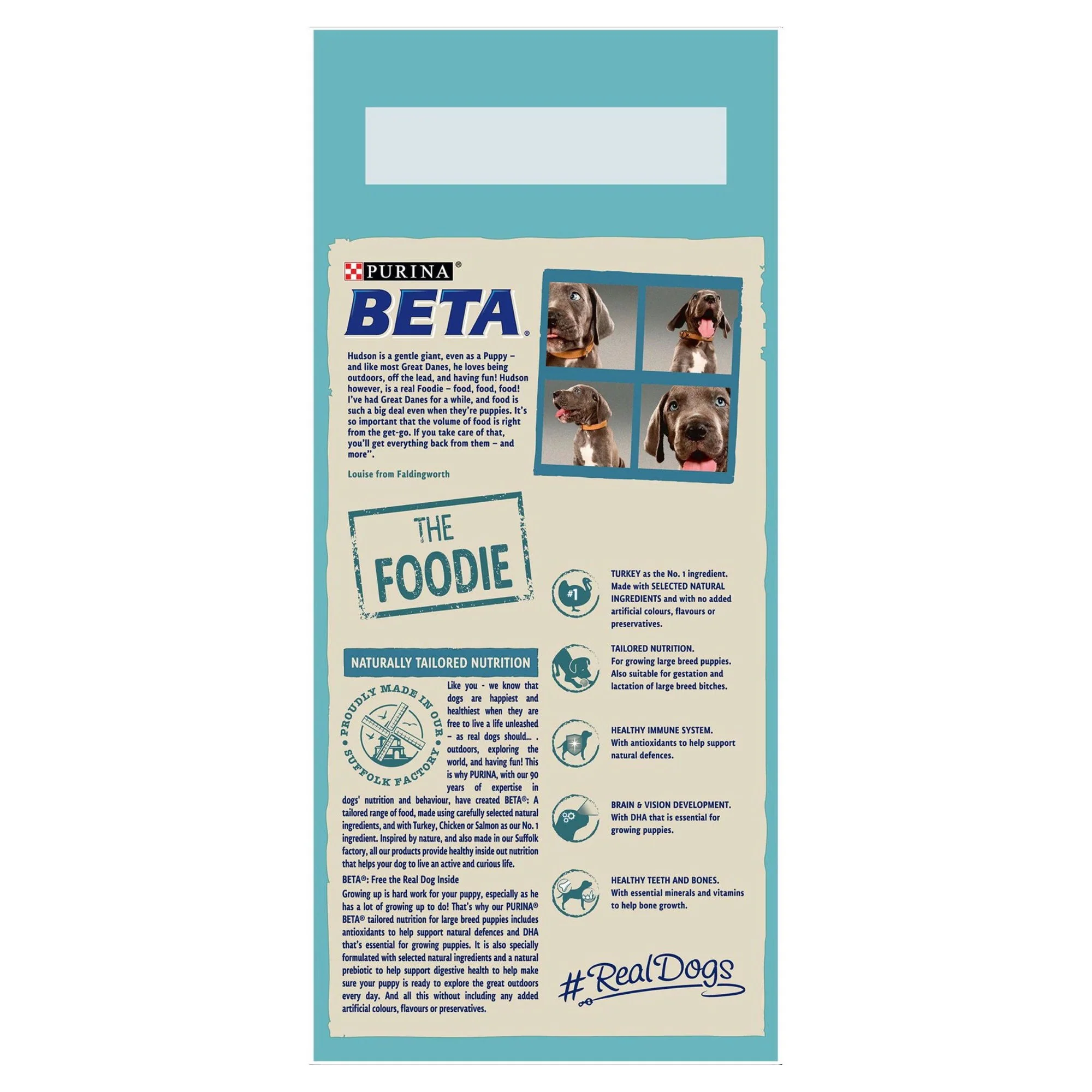 Beta Large Breed Puppy Dry Dog Food - Turkey 2kg - Image 4