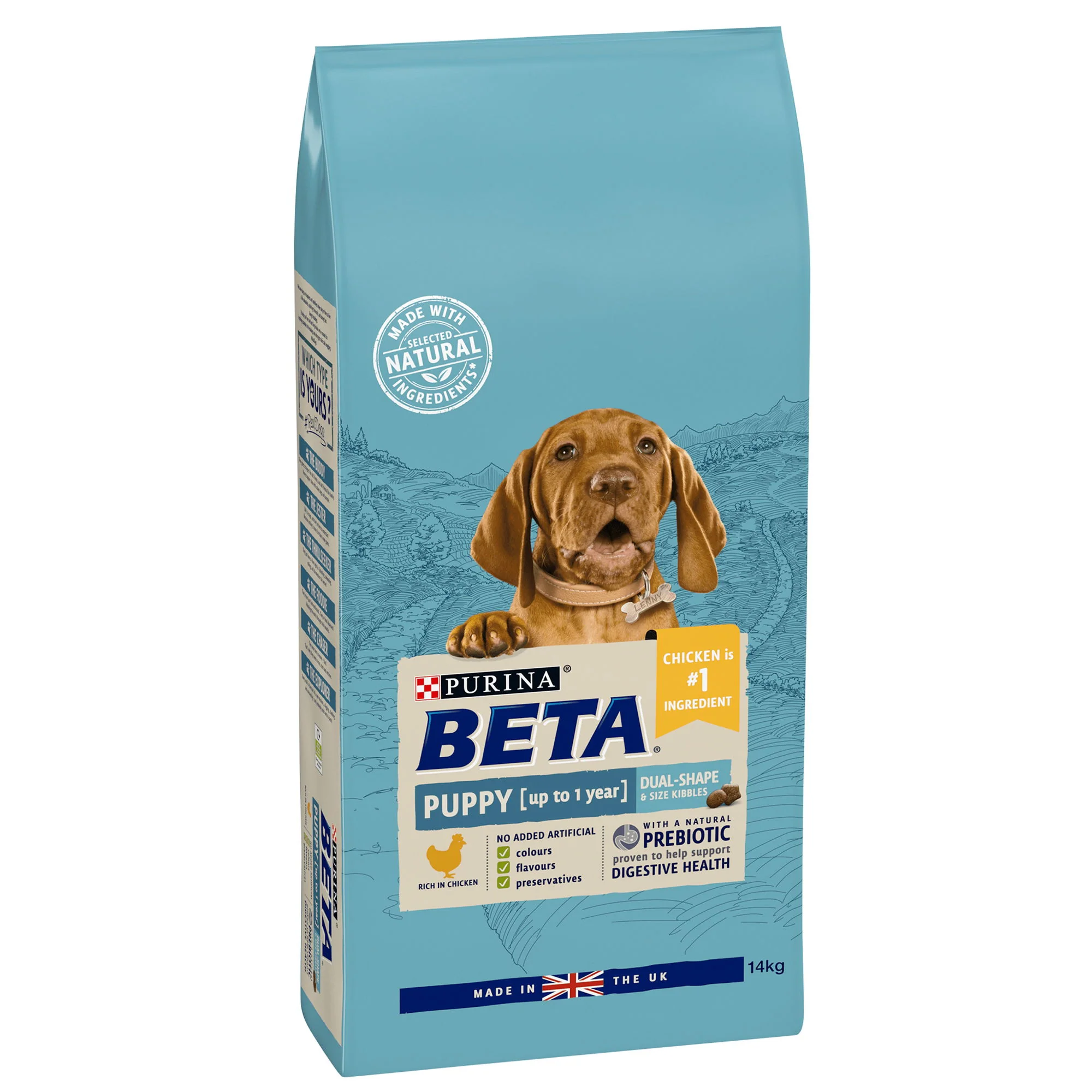Beta Puppy Dry Dog Food With Chicken 14kg - Image 2