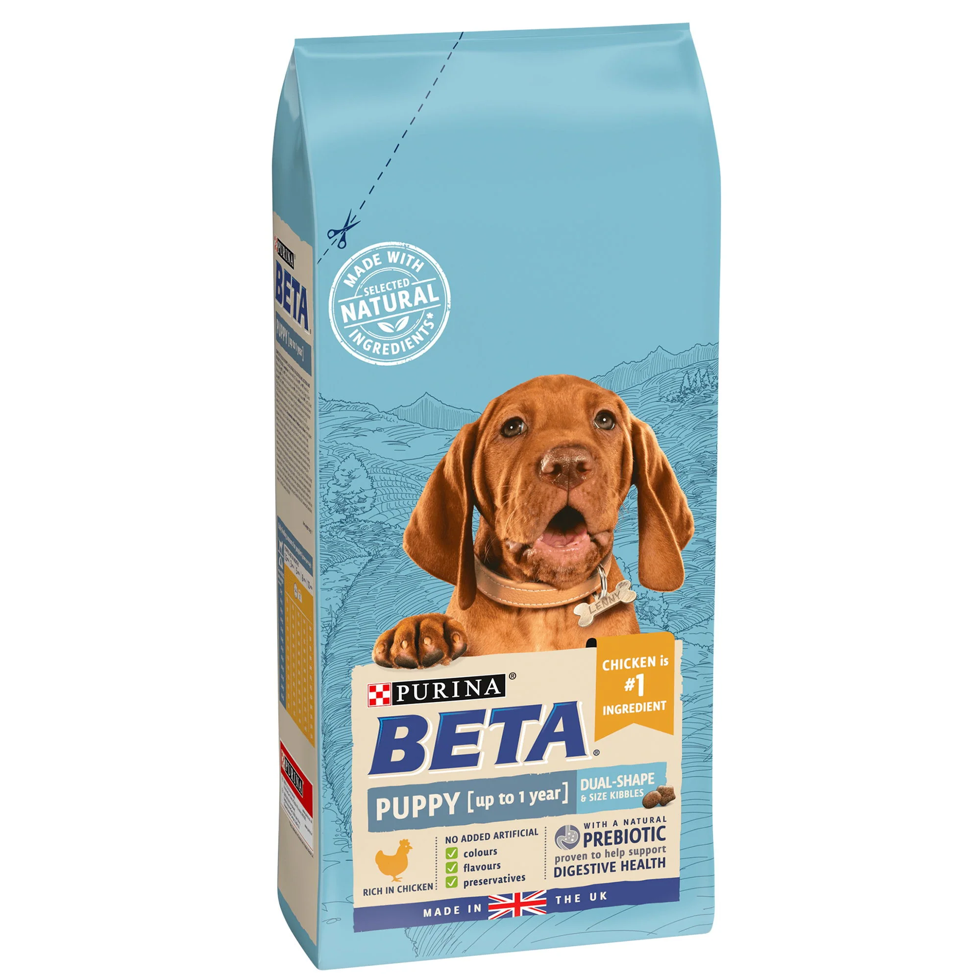 Beta Puppy Dry Dog Food With Chicken 2kg - Image 2