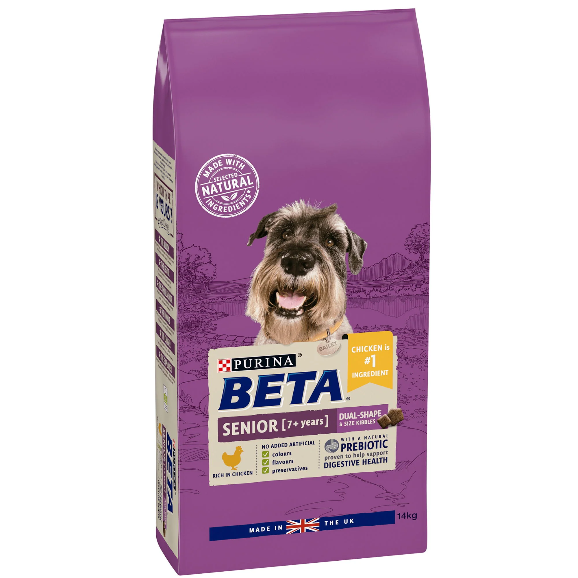 Beta Senior Dry Dog Food With Chicken 14kg - Image 2