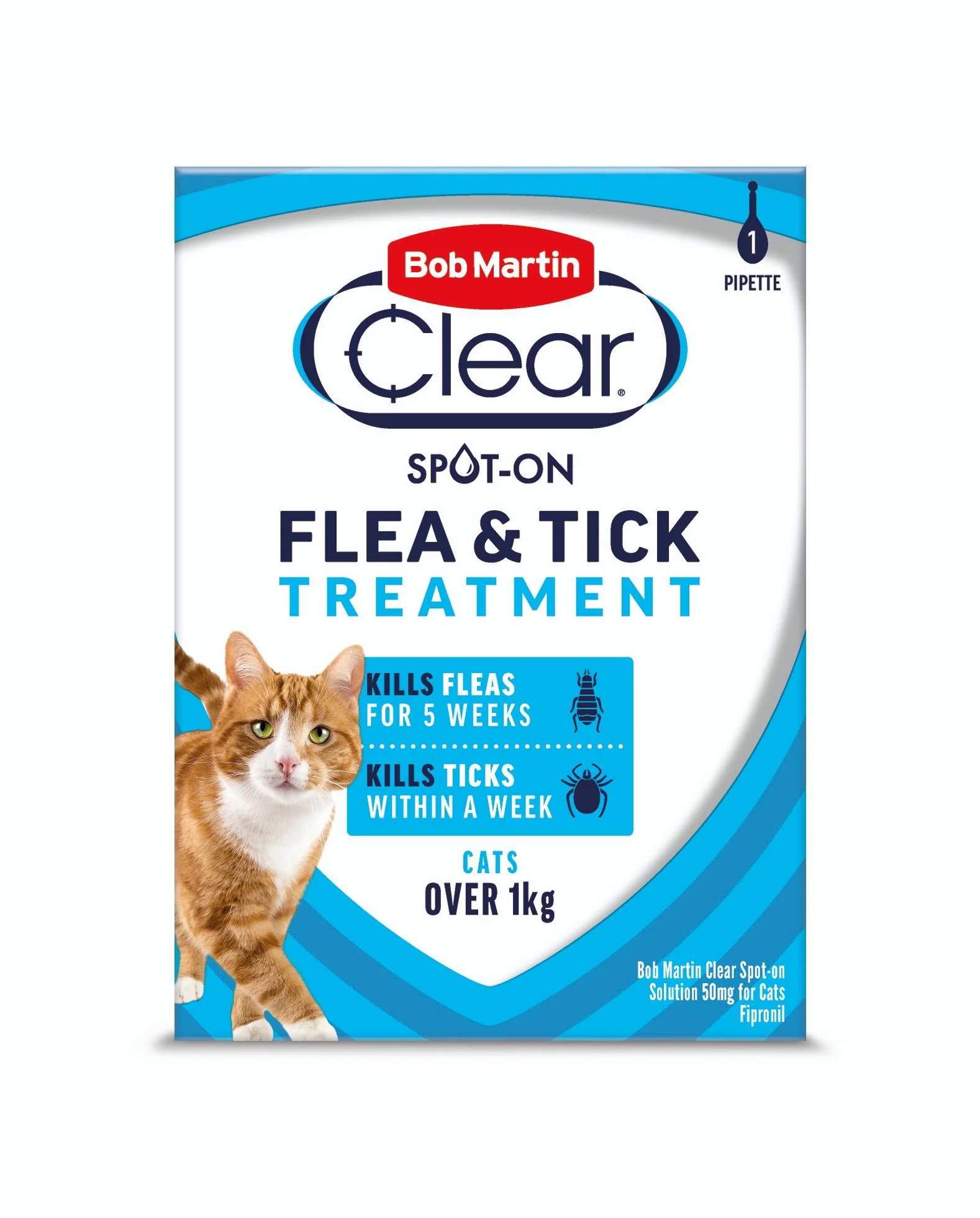 Bob Martin Cat Flea Clear Spot On 1 Tube