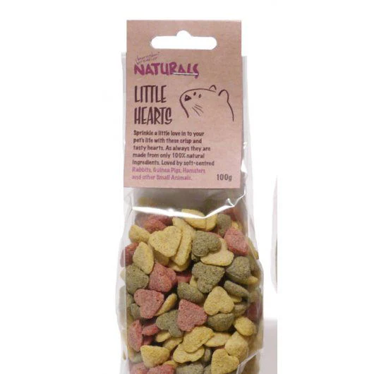 Boredom Breaker Natural Treats Little Hearts 100g