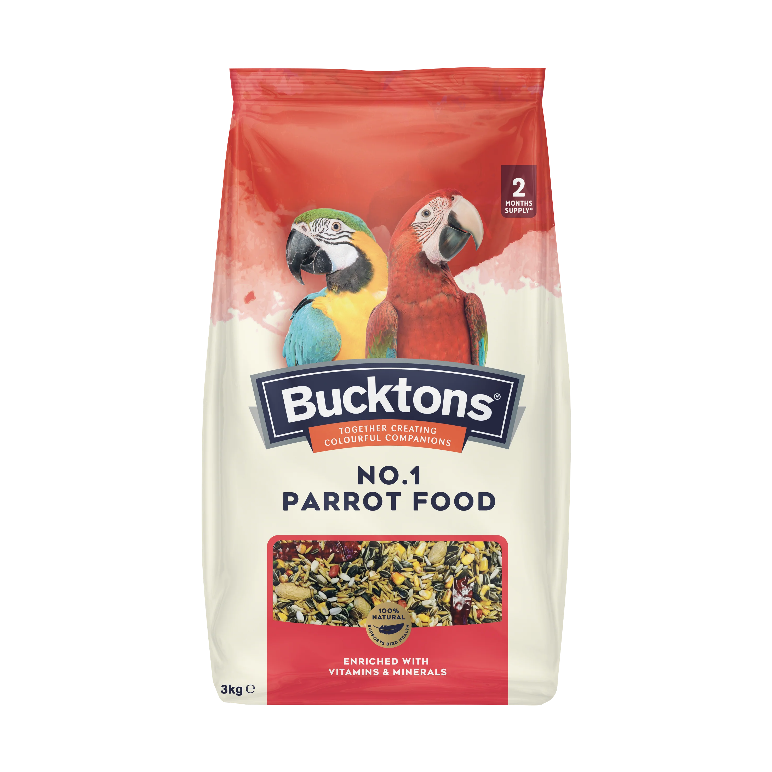 Bucktons No.1 Parrot Food 3kg