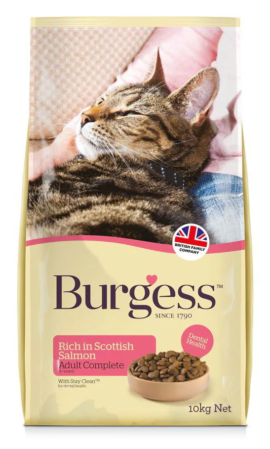 Burgess Adult Cat Scottish Salmon 10kg - Image 2