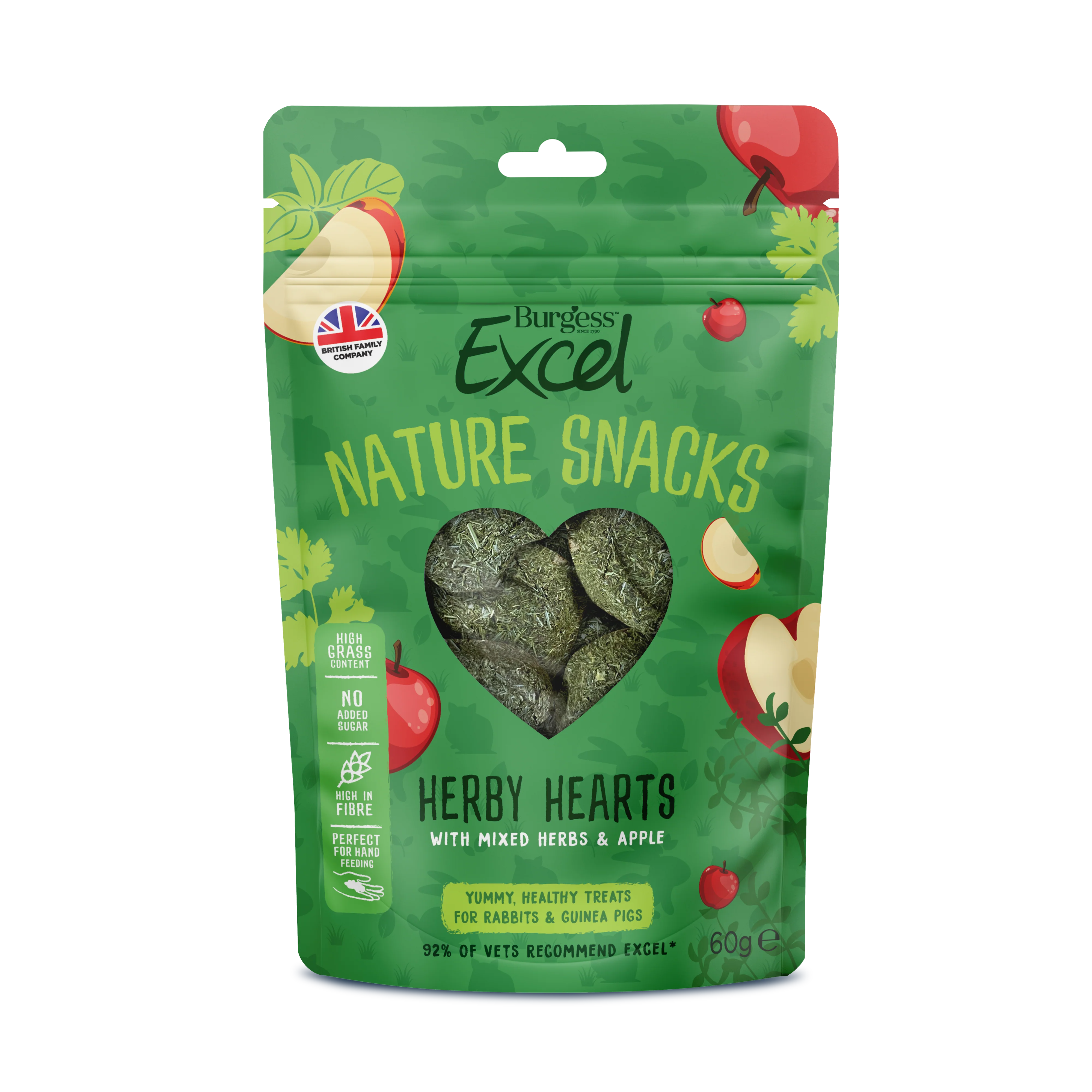 Burgess Excel Herby Hearts 60g