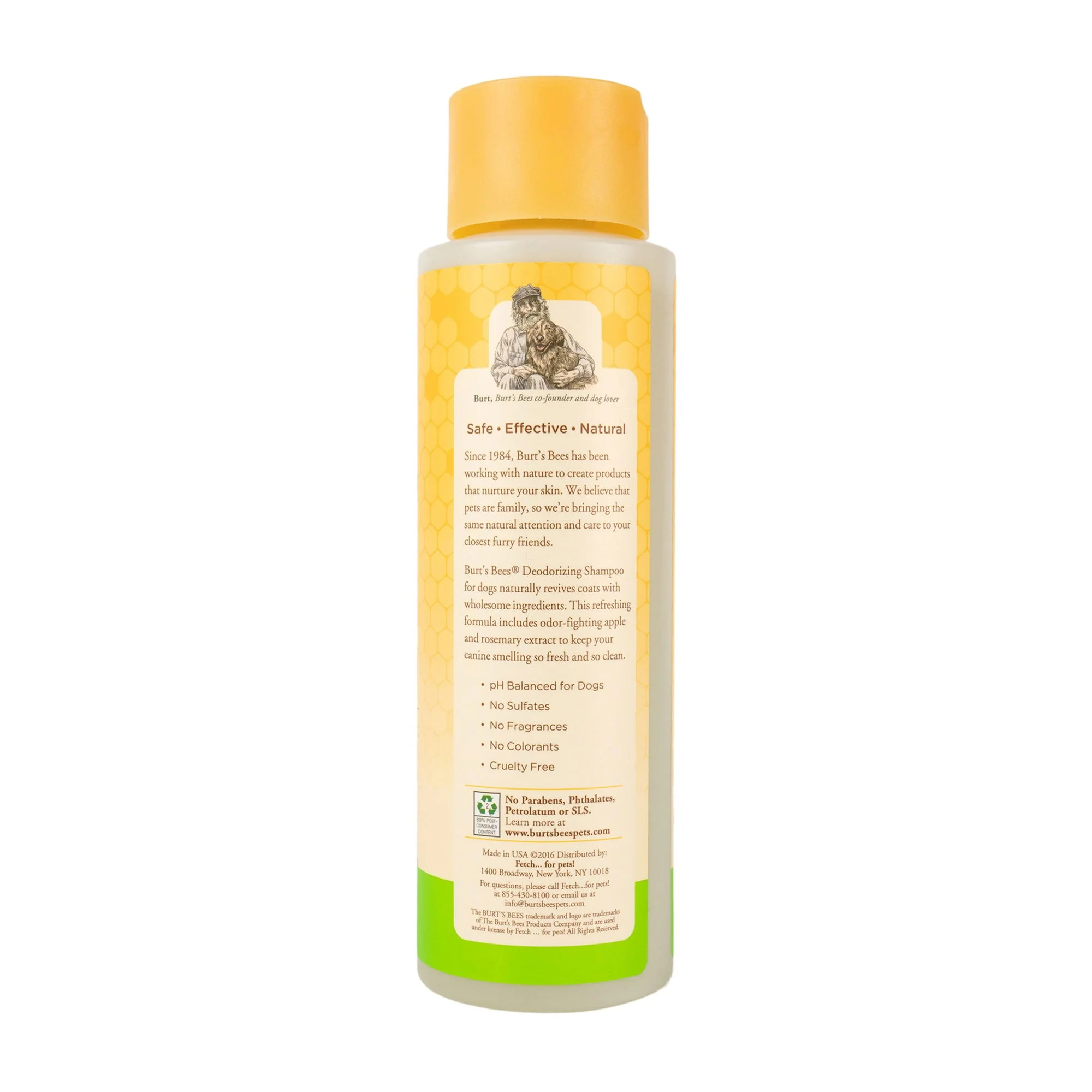 Burt's Bees Deodorizing Shampoo For Dogs 16oz - Image 2
