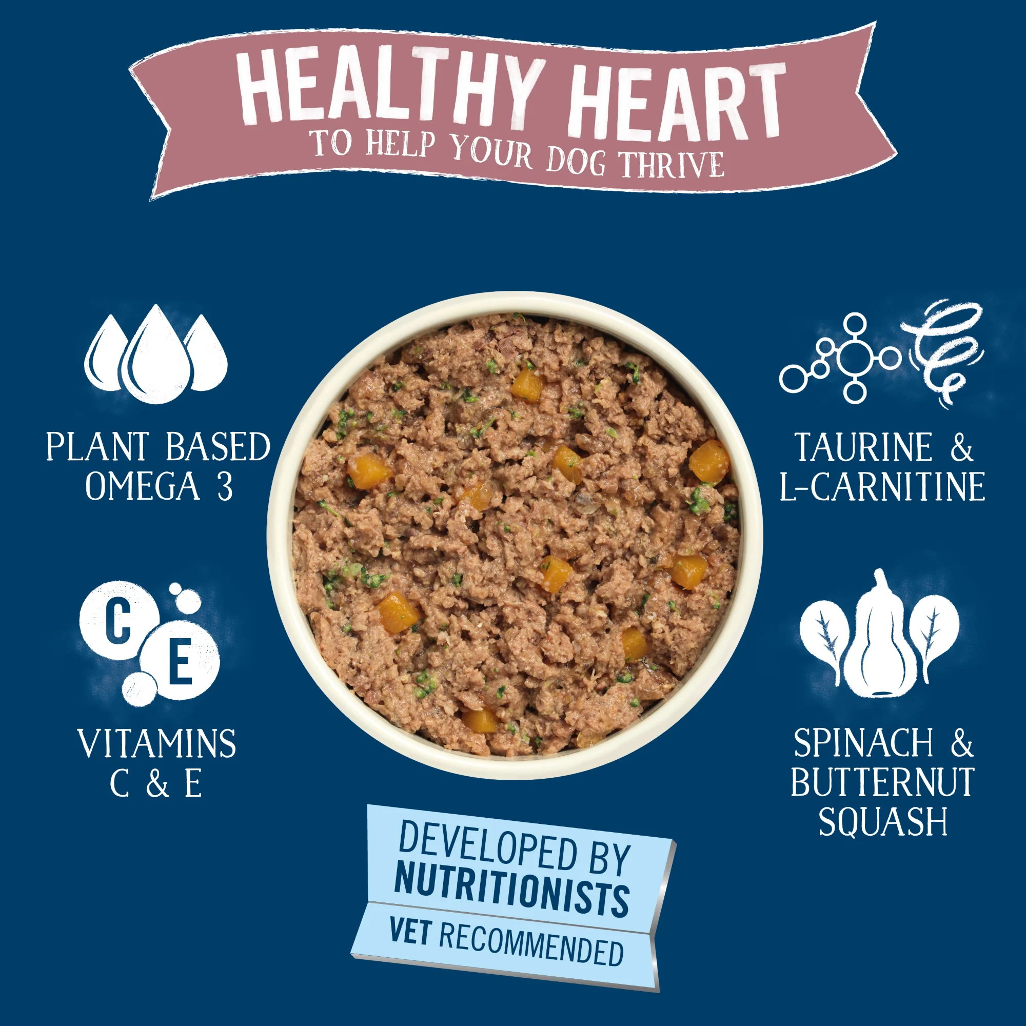 Butcher's Healthy Heart Dog Food Cans 18x390g - Image 3