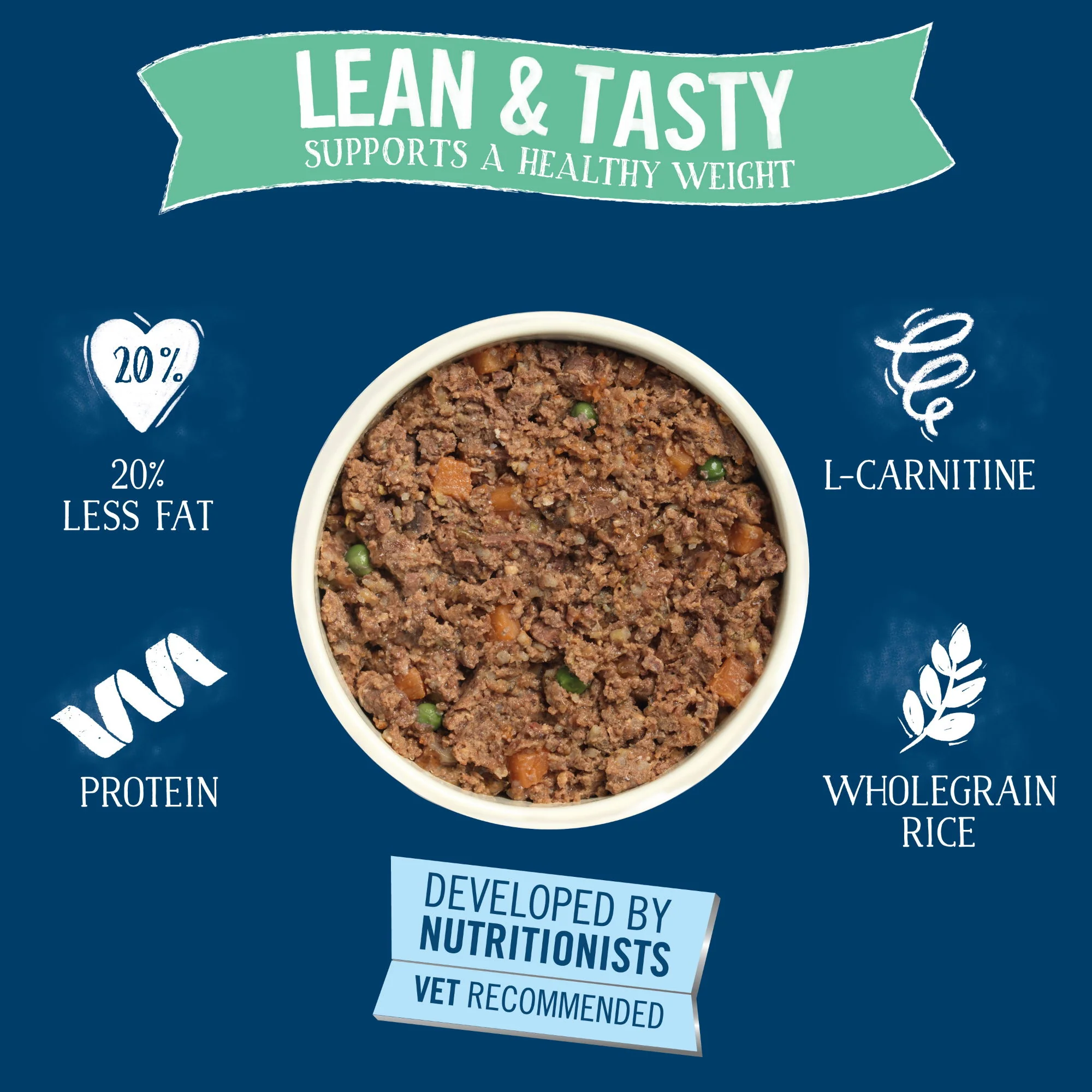 Butcher's Lean & Tasty Low Fat Dog Food Cans 6x390g - Image 3