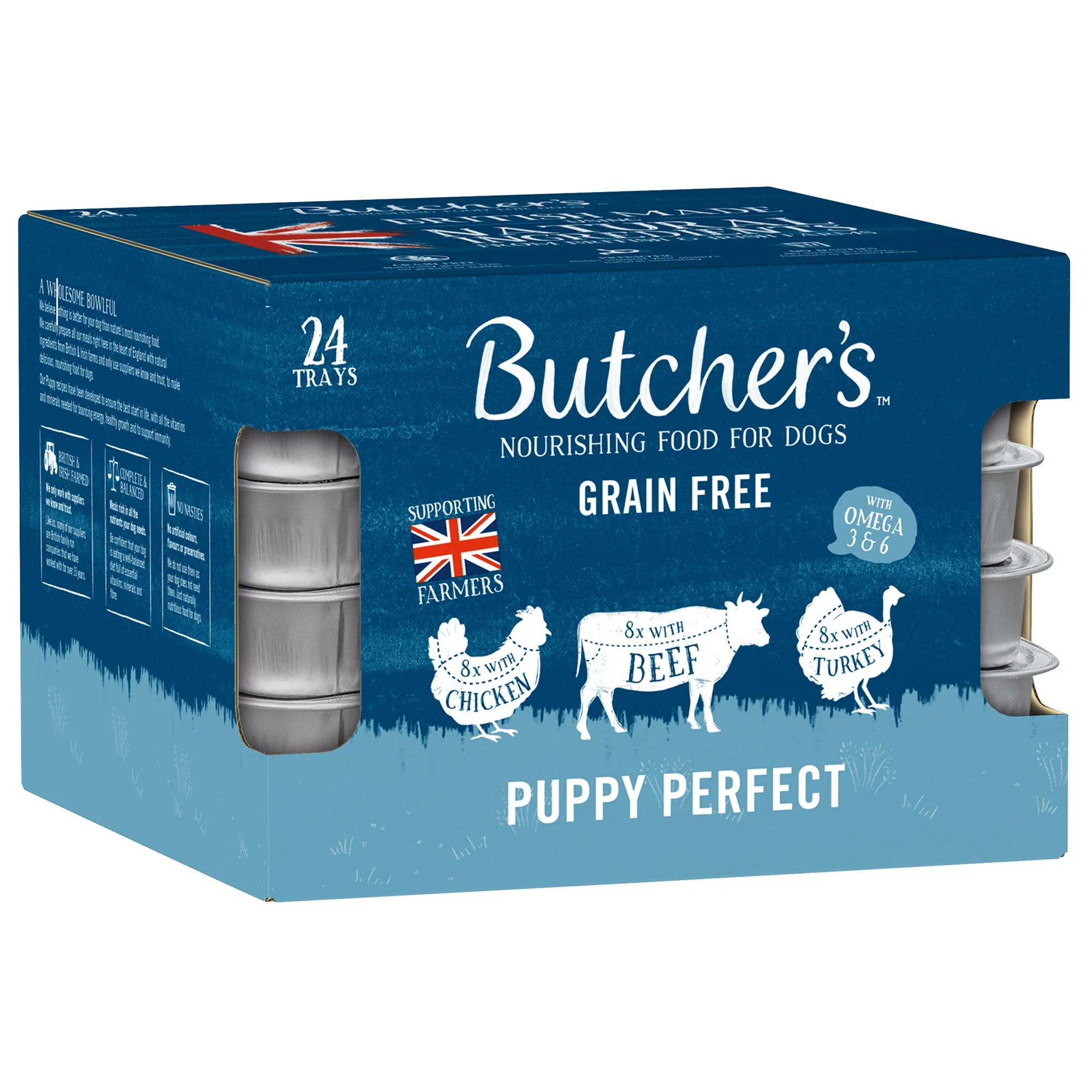 Butcher's Puppy Perfect Dog Food Trays 24x150g - Image 2
