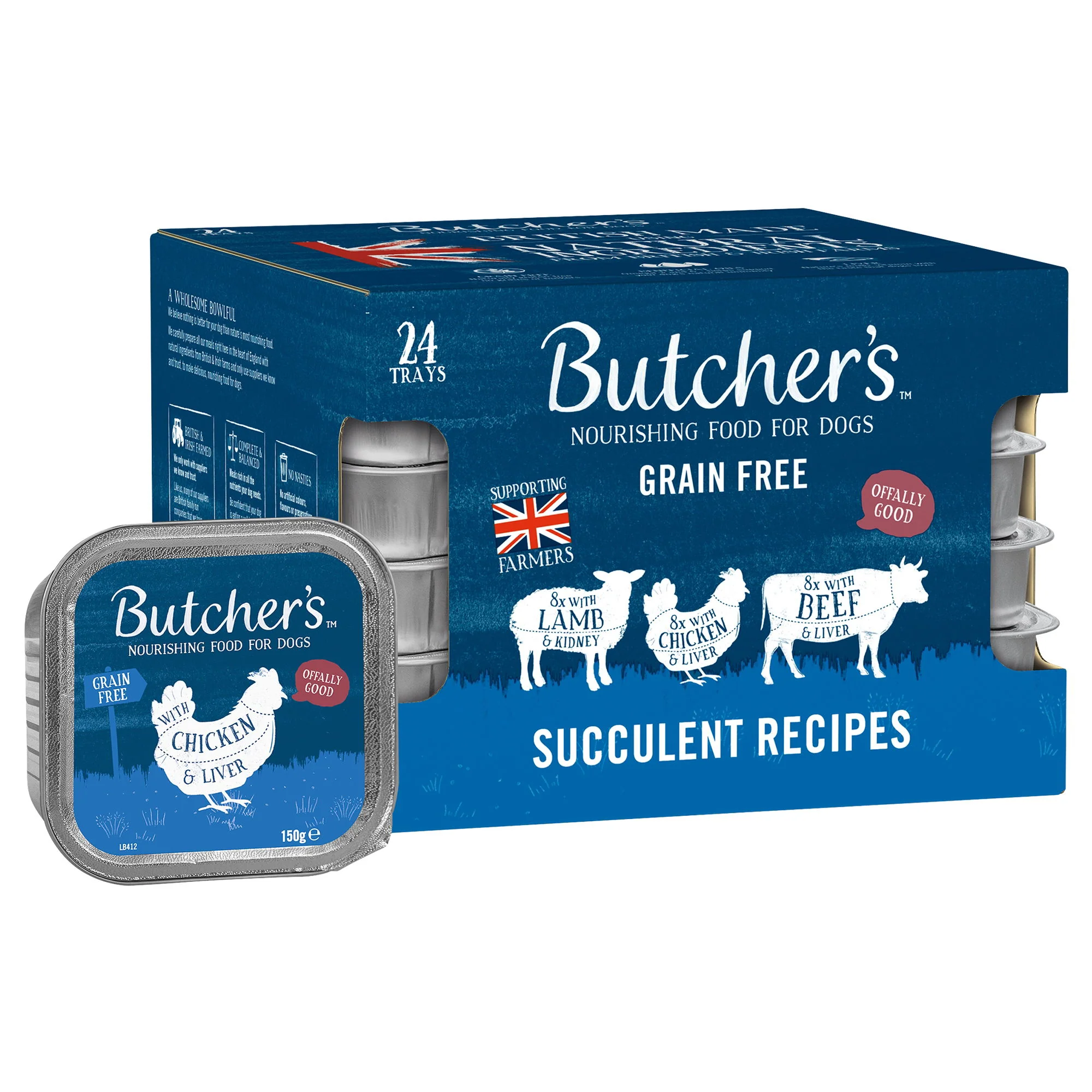 Butcher's Variety Trad & Succulent Alutray 24x150g