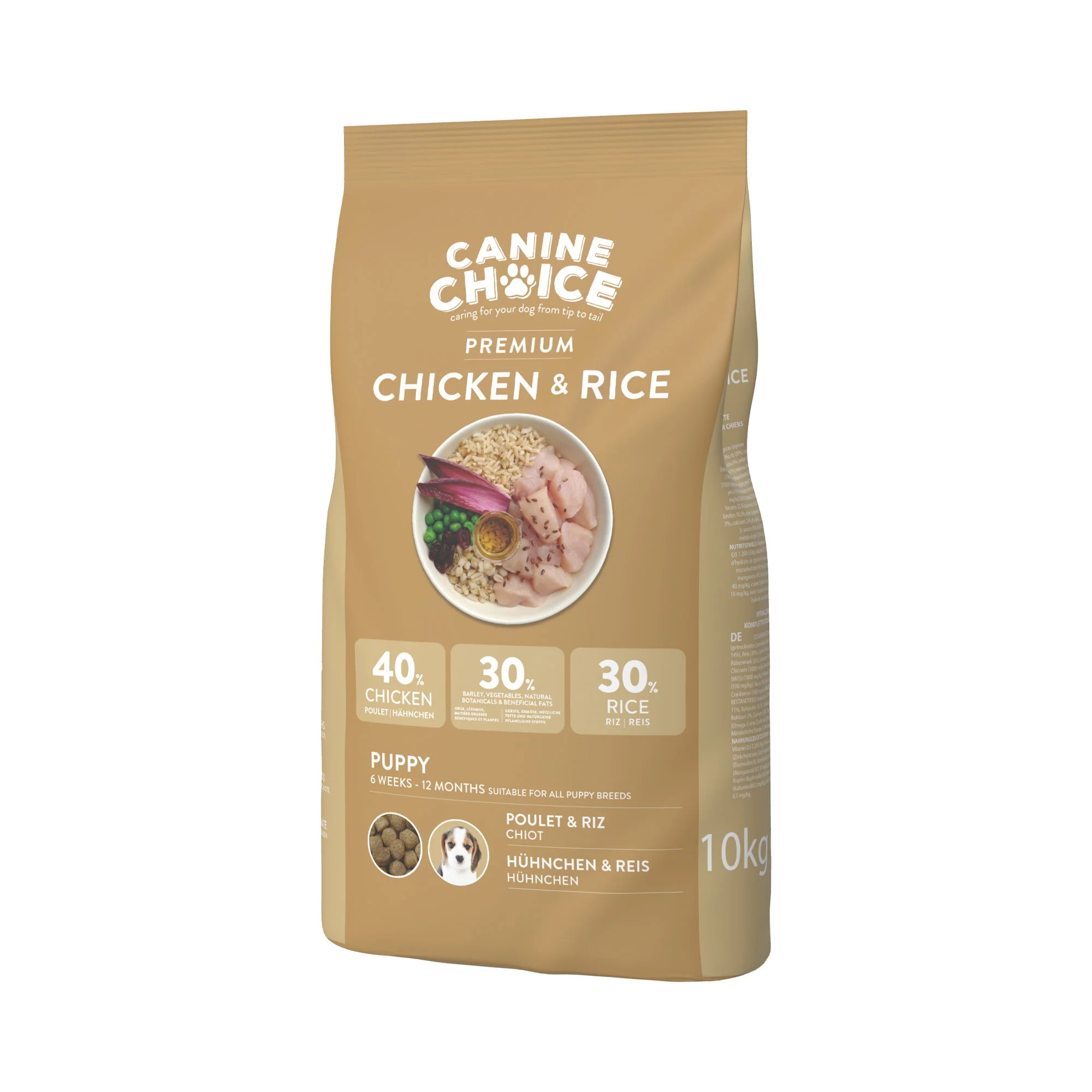 Canine Choice Premium Puppy Dry Dog Food 10kg - Chicken - Image 2
