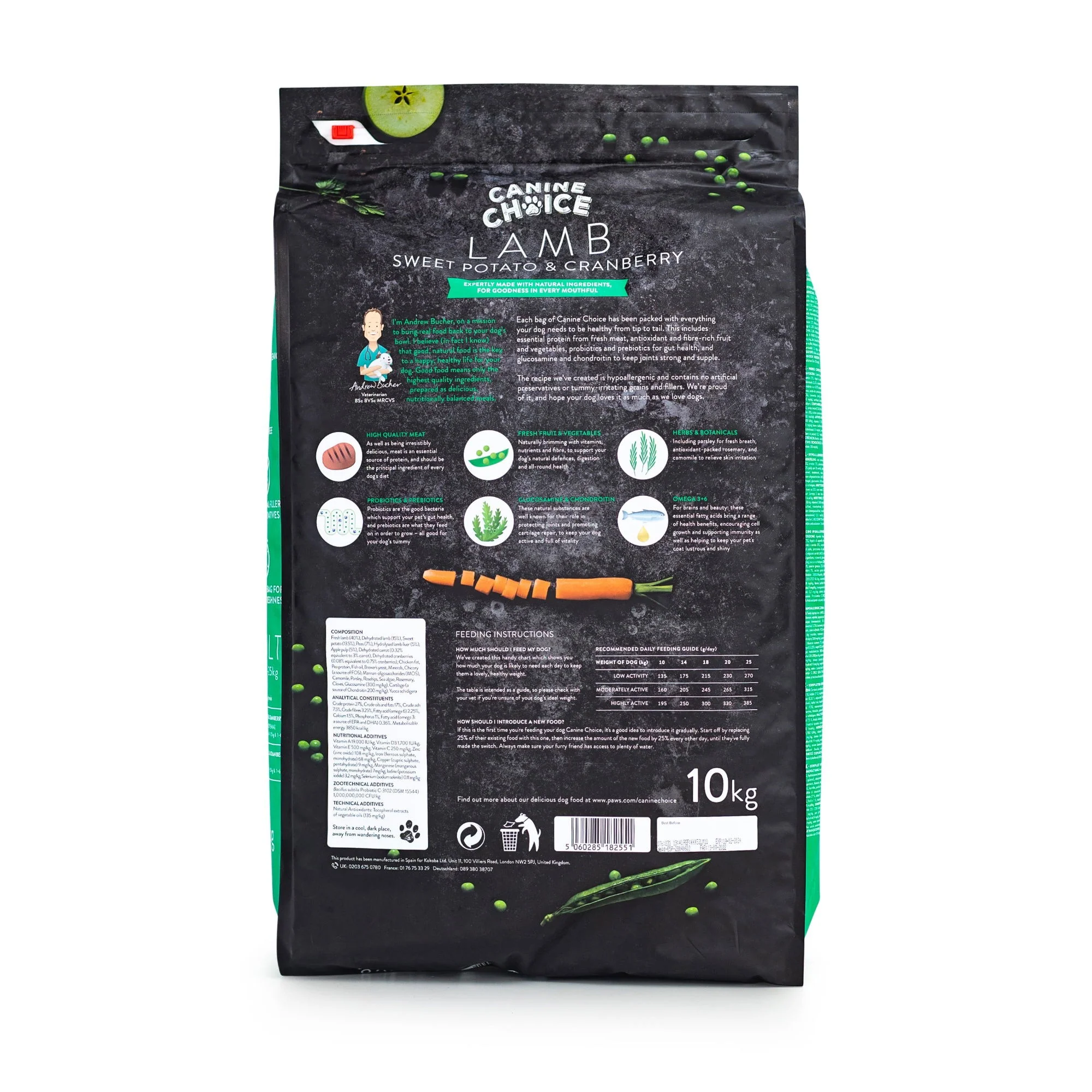 Canine Choice Super Premium Gf Medium Adult Dry Lamb 10kg - Image 3