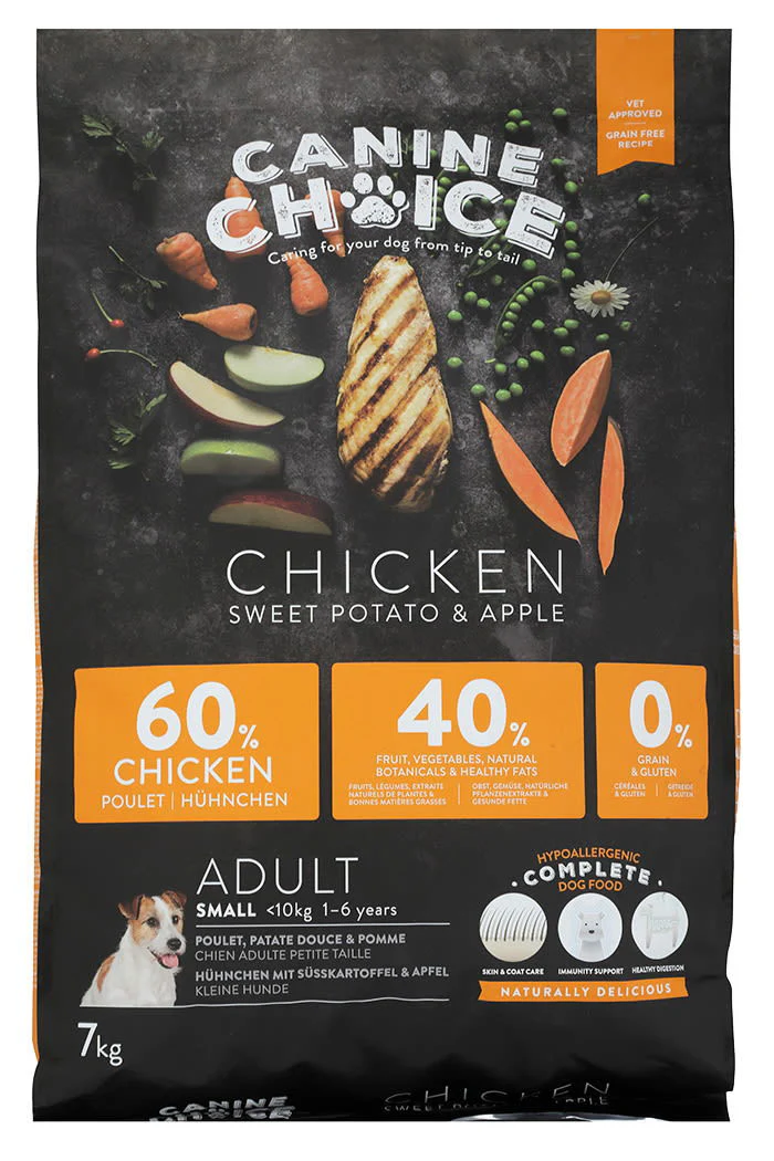 Canine Choice Super Premium Gf Small Adult Dry Chicken 7kg - Image 4