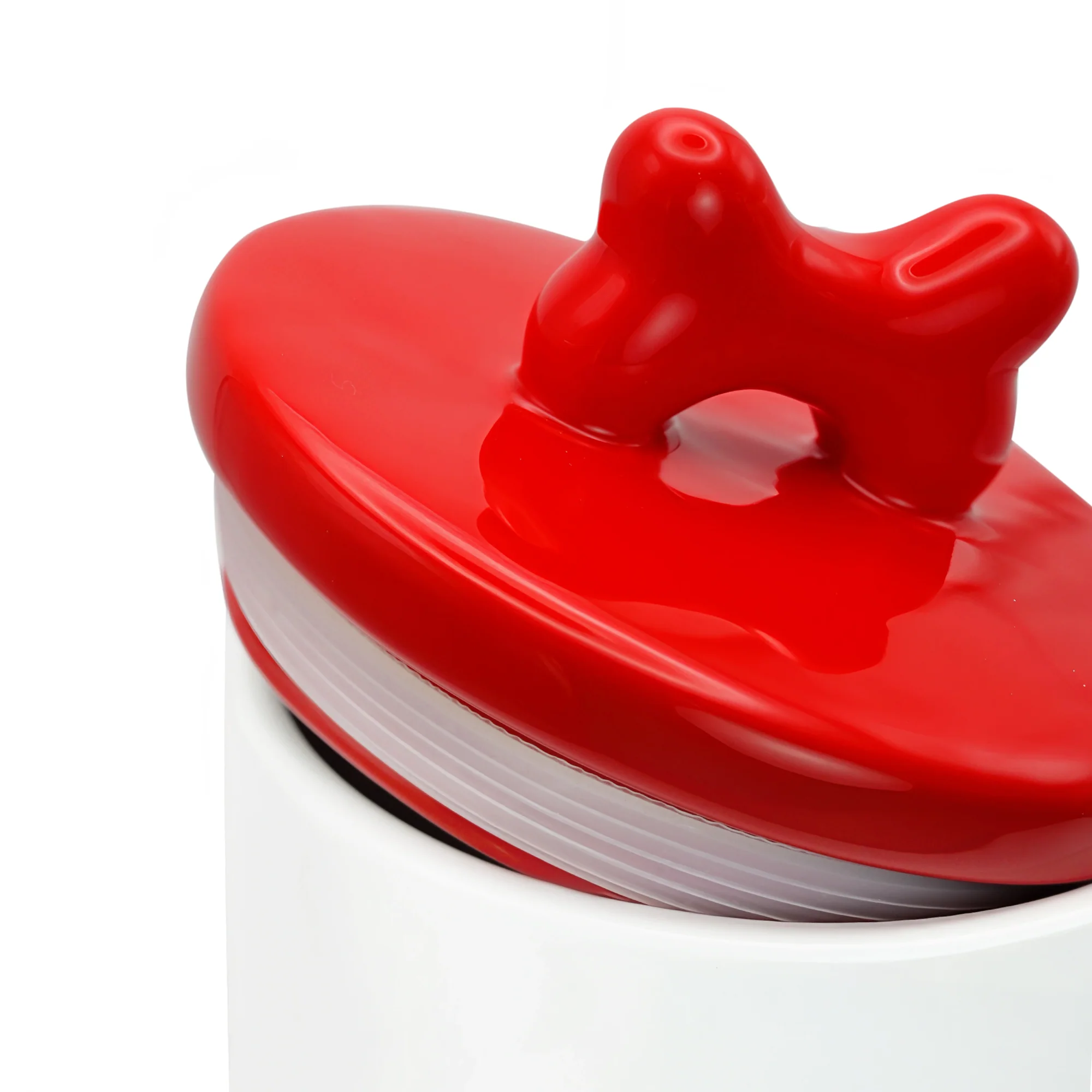 Cath Kidston Hearts & Roses Ceramic Pet Treat Jar motif - Image 3