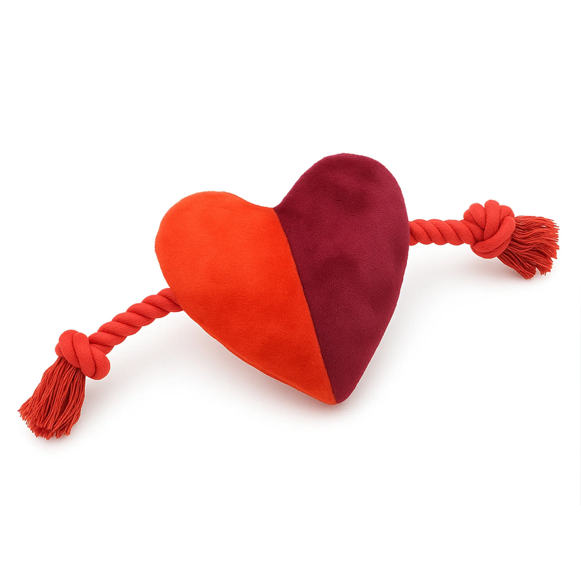 Cath Kidston Hearts & Roses Plush & Rope Toy - Image 2