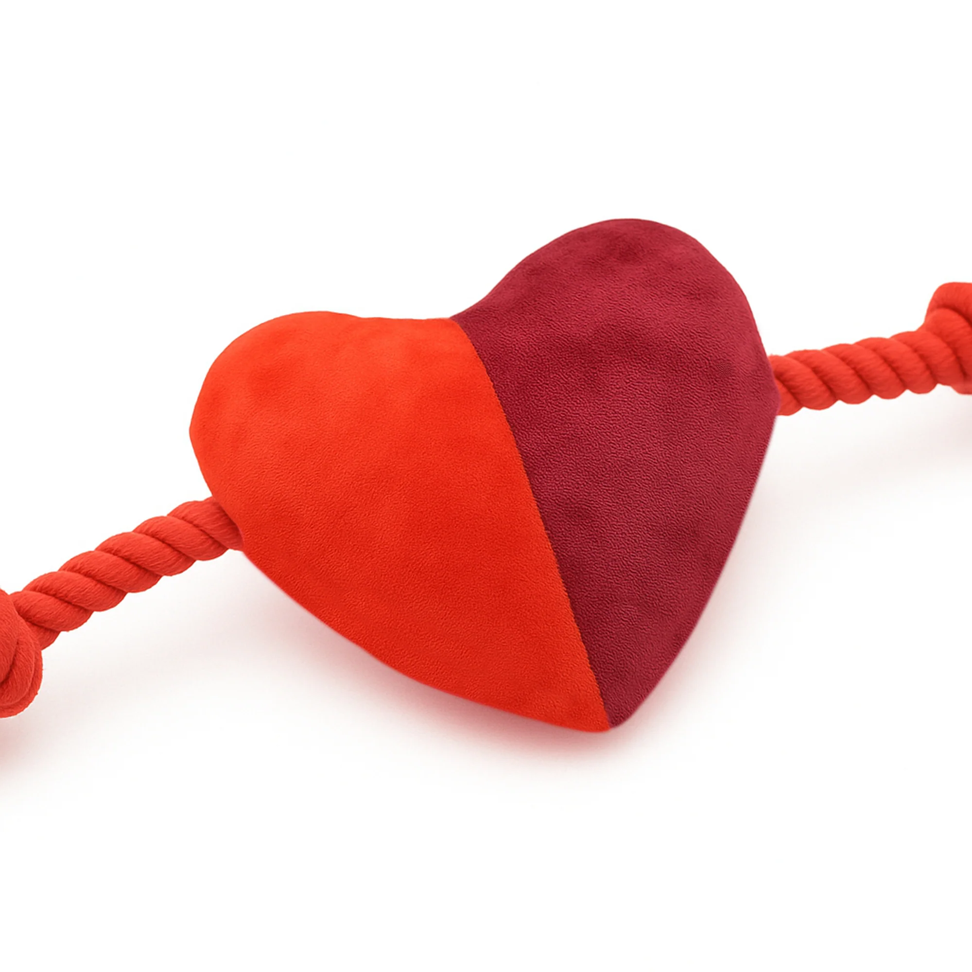 Cath Kidston Hearts & Roses Plush & Rope Toy - Image 3