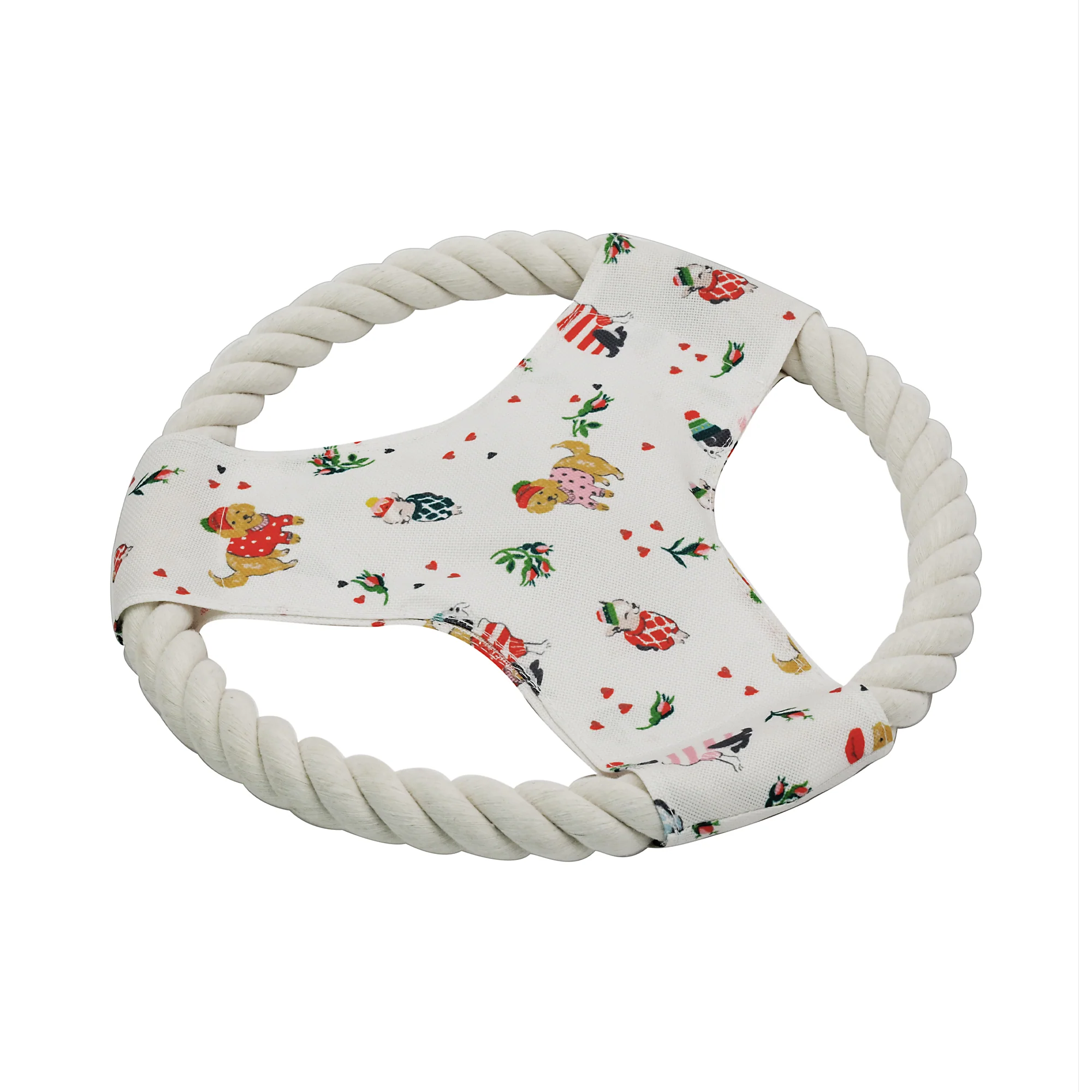 Cath Kidston Hearts & Roses Rope Frisbee - Image 3